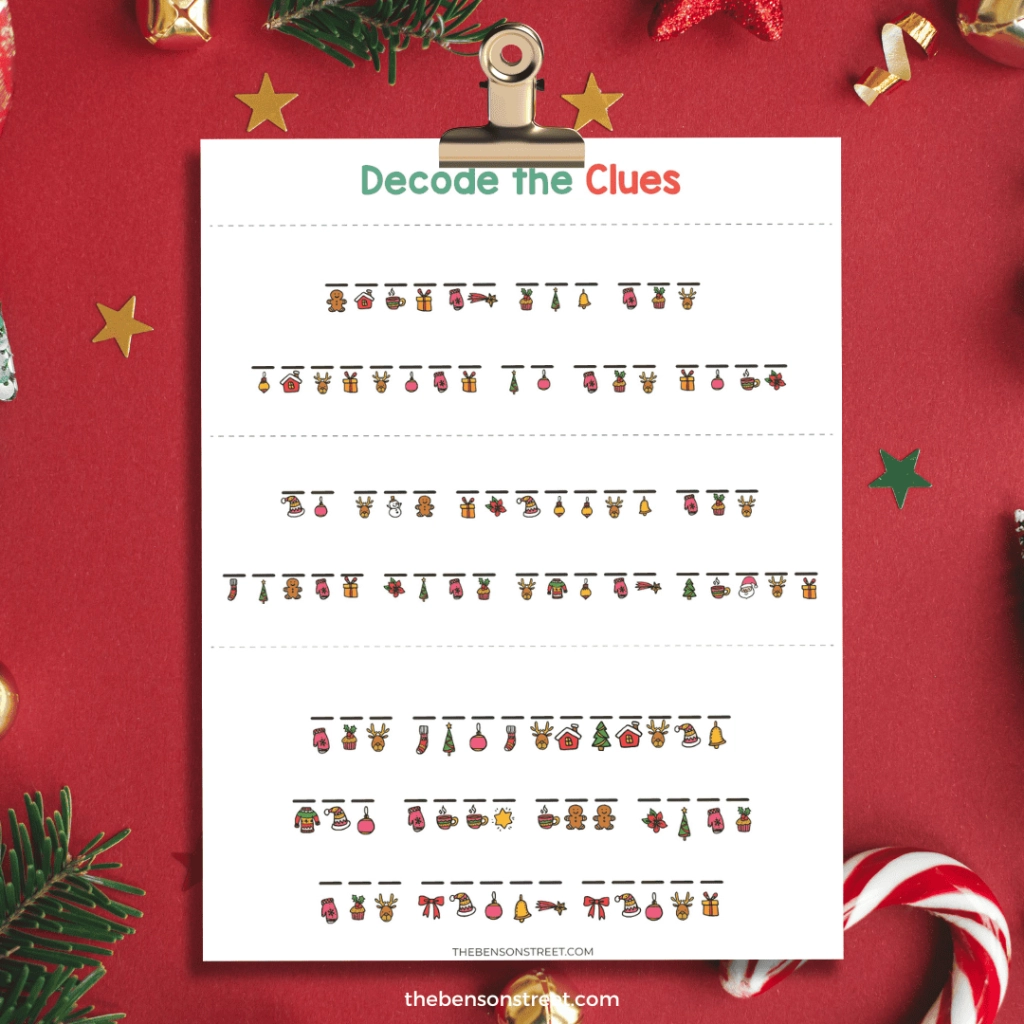 Free Printable Elf On The Shelf Detective Props And Message Decoder Free Printable Elf On The Shelf Detective Props And Message Decoder