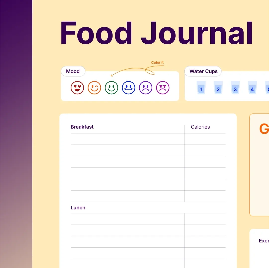Free Printable Food Journal Pdf Free Printable Food Journal Pdf