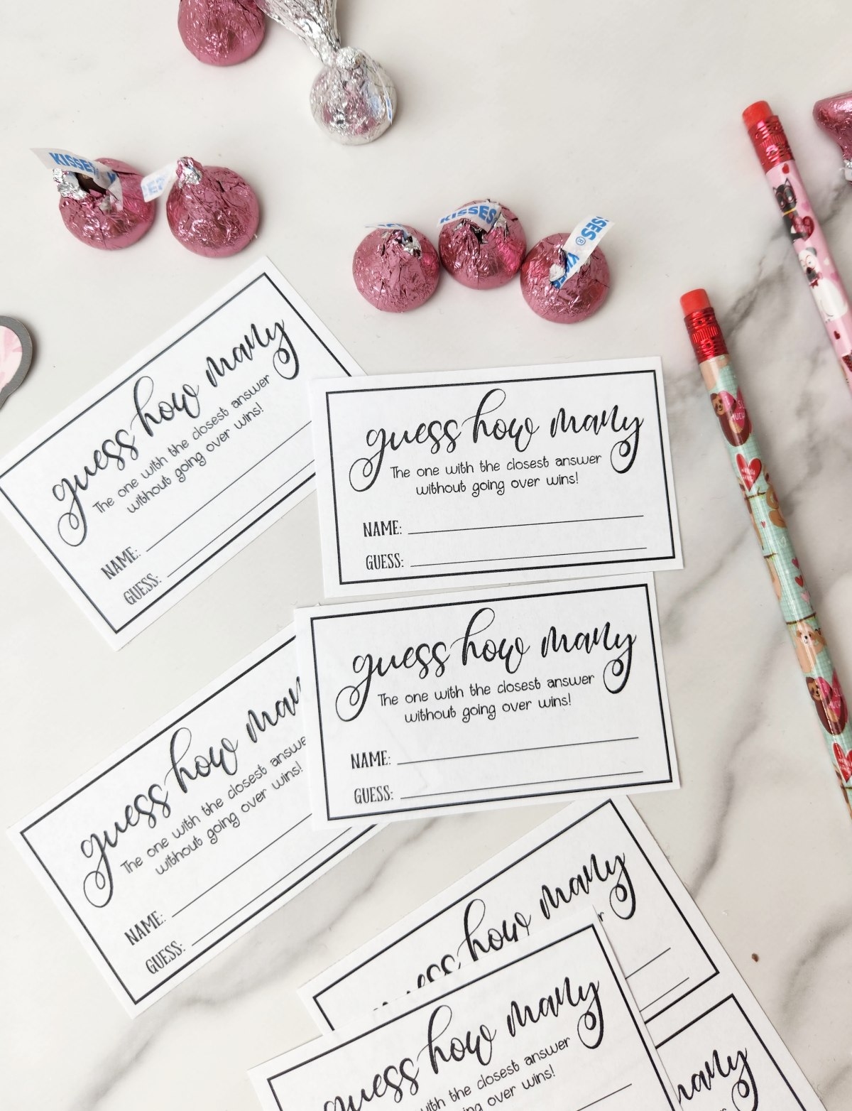 Free Printable Guess How Many Printable Sheet Free Printable Guess How Many Printable Sheet