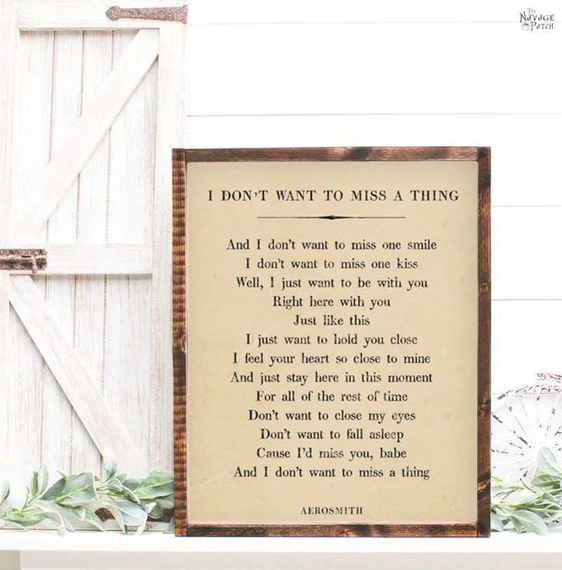 Free Printable Love Song Lyrics Art