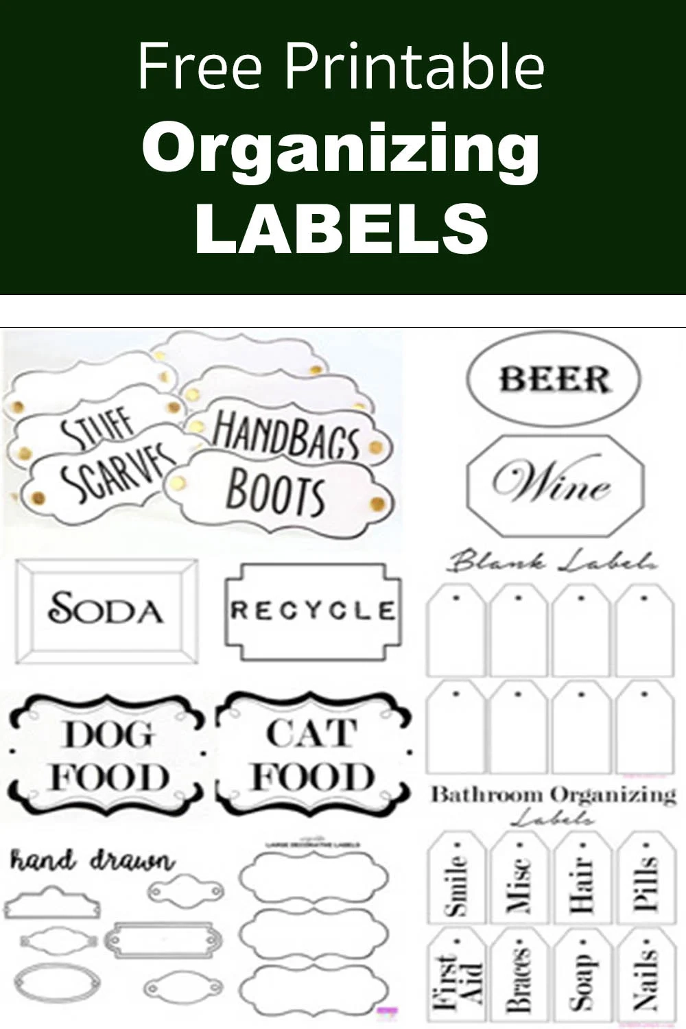 Free Printable Organizing Labels 2