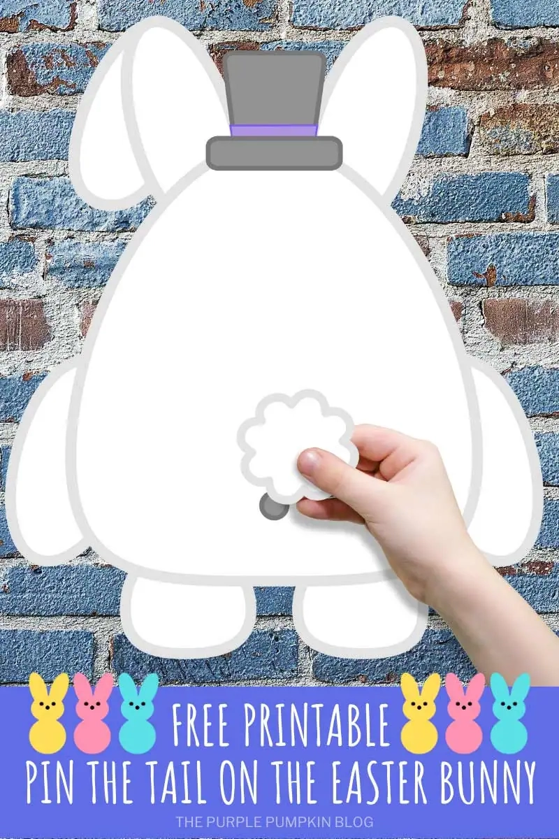 Free Printable Pin The Tail On The Easter Bunny Game Template Free Printable Pin The Tail On The Easter Bunny Game Template