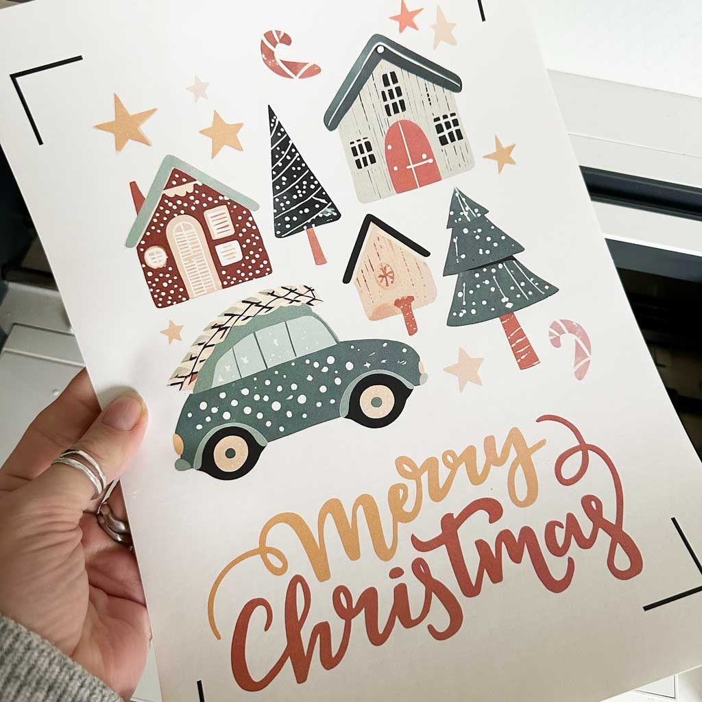 free christmas stickers printable