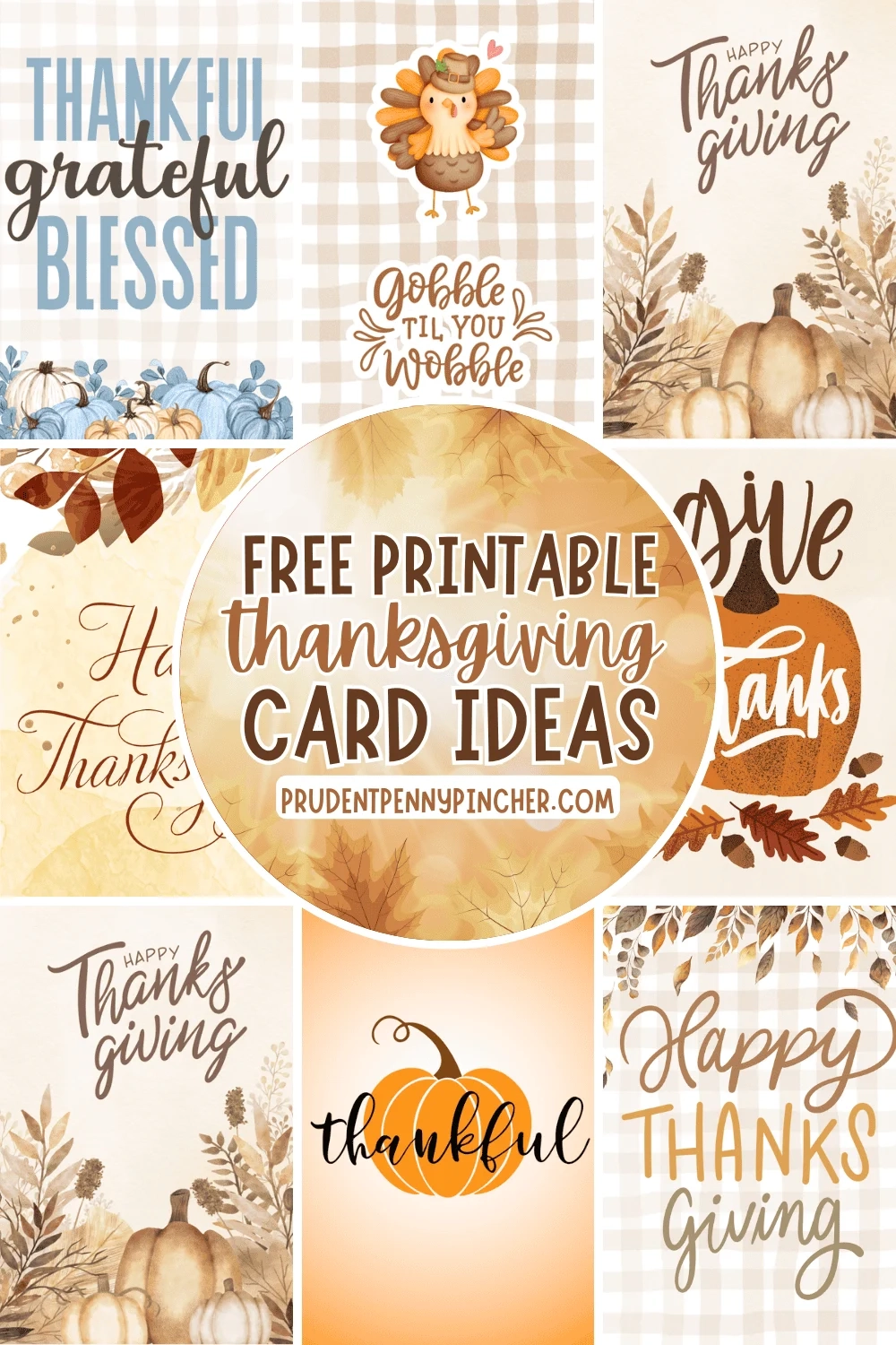 Free Printable Thanksgiving Cards