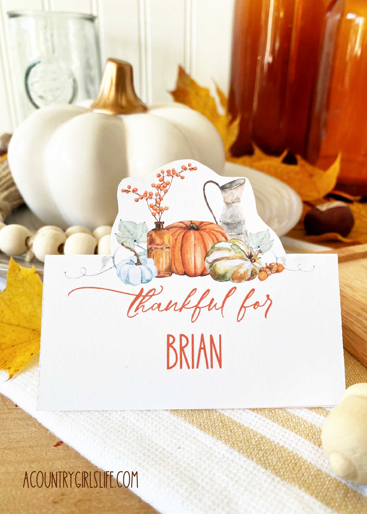 free thanksgiving printables place cards free thanksgiving printables place cards