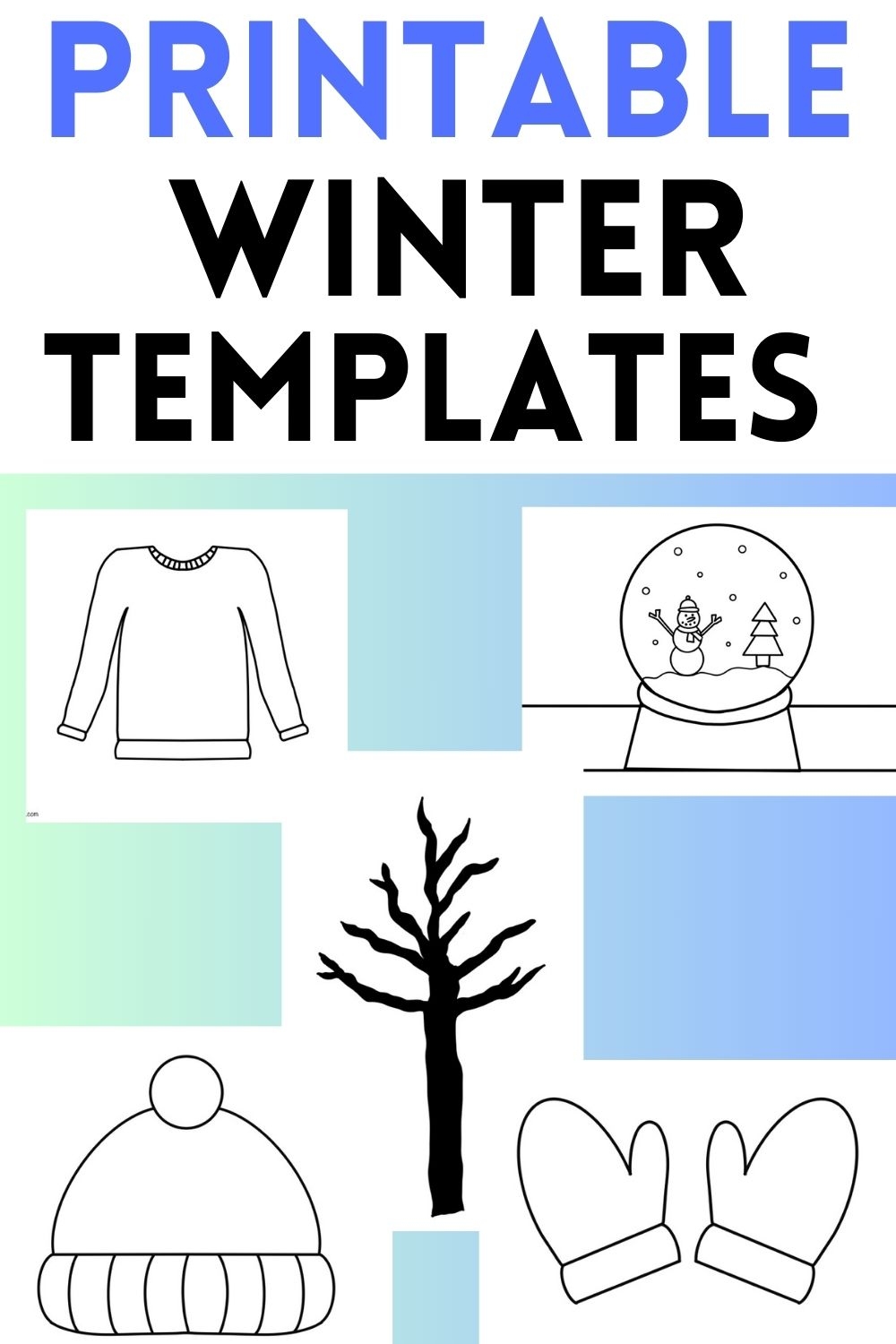 Free Printable Winter Templates