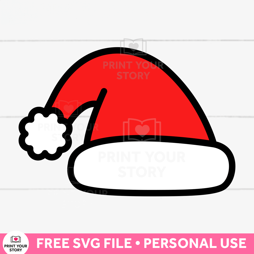Free Santa Hat Svg File Layered