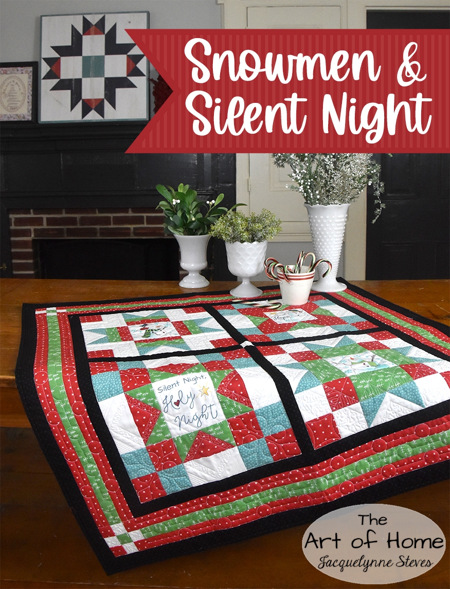 free snowman quilt patterns printable