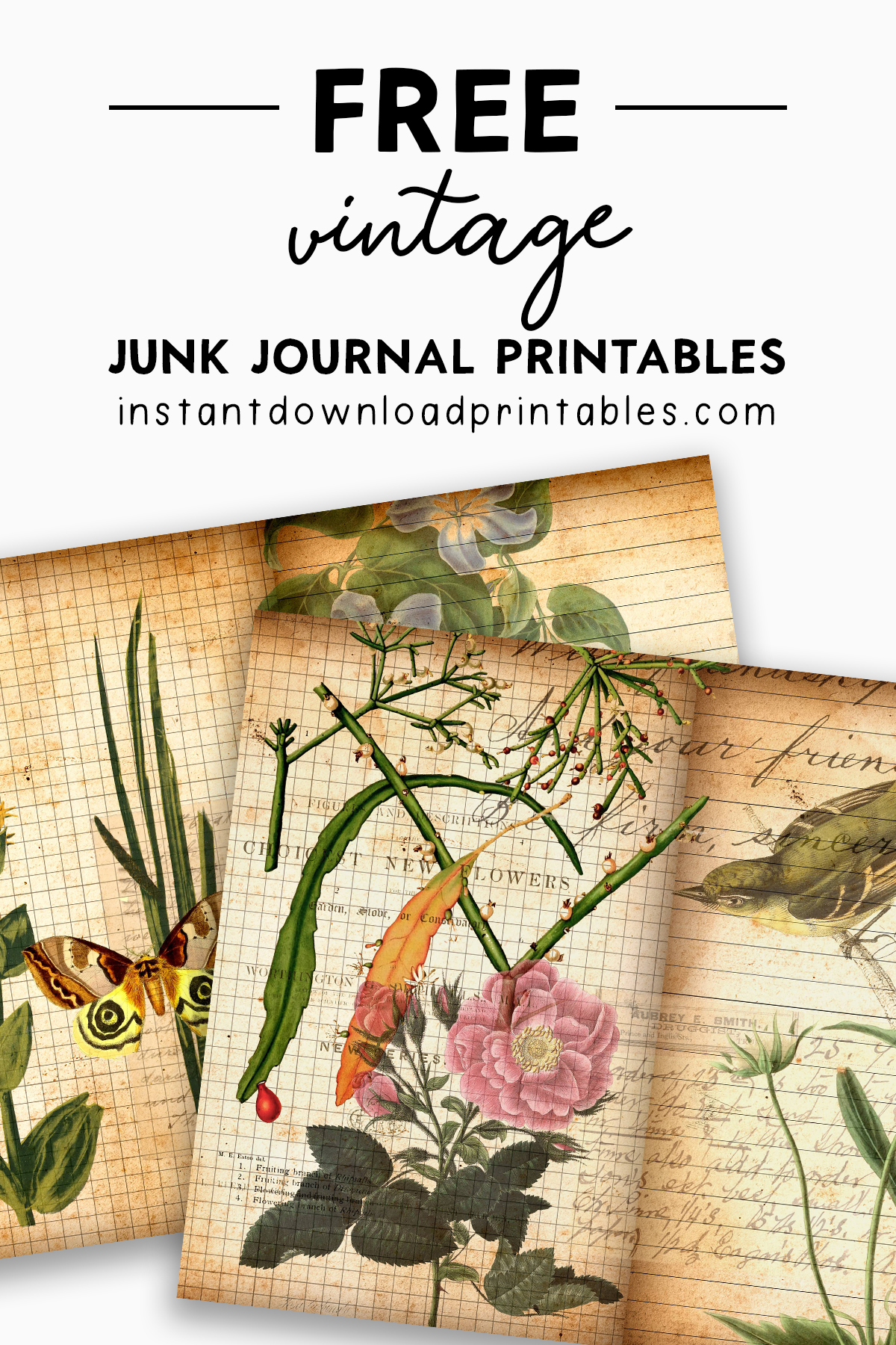 free printables for junk journals free printables for junk journals