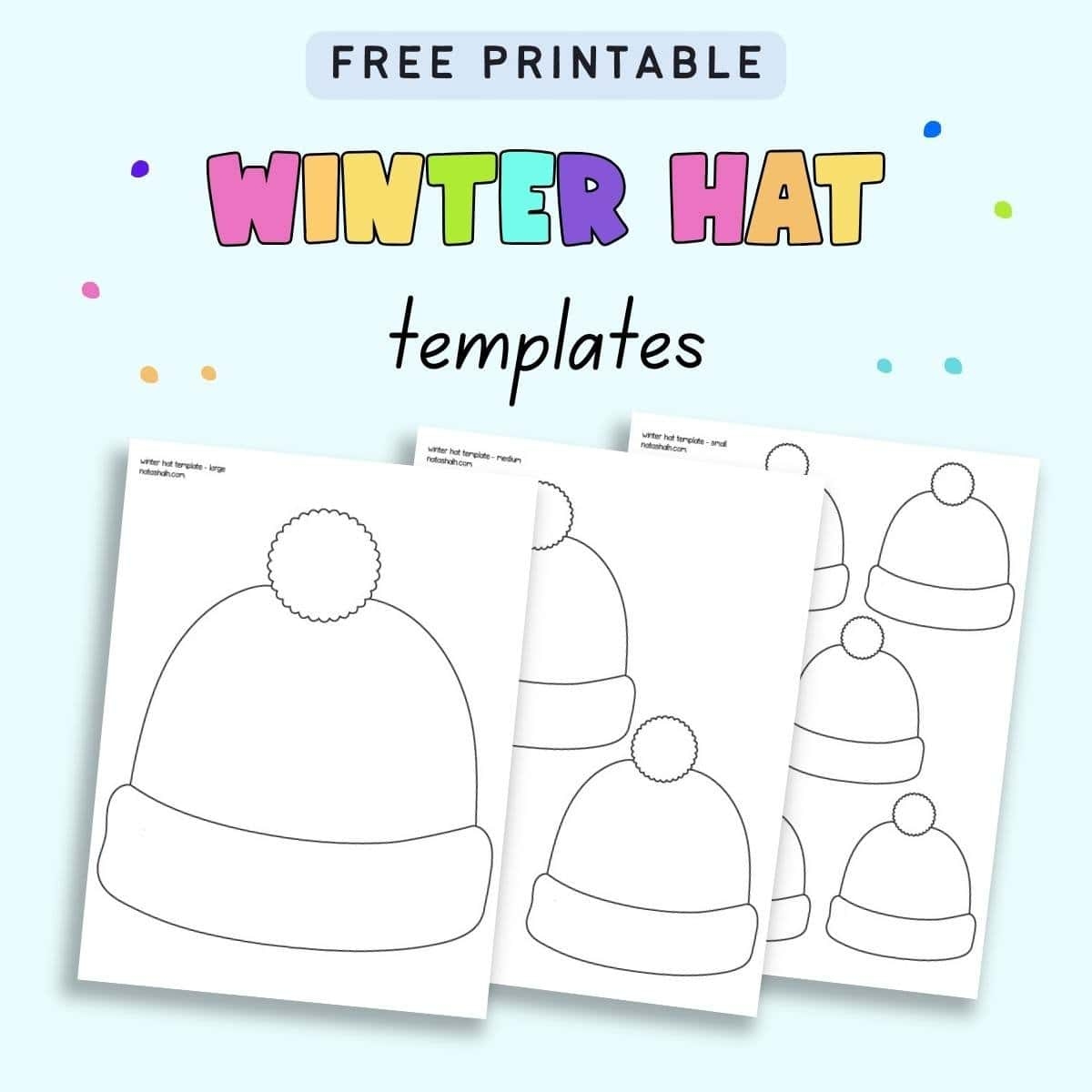 Free Winter Hat Printable