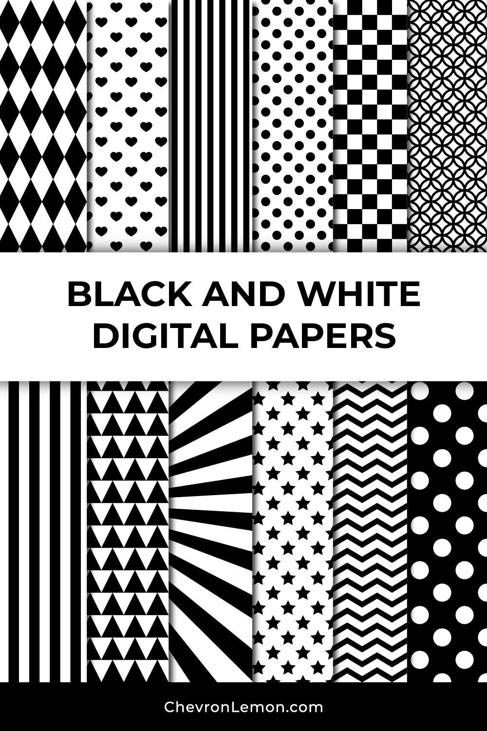 Freee Printable Black White Digital Paper Pack Freee Printable Black White Digital Paper Pack