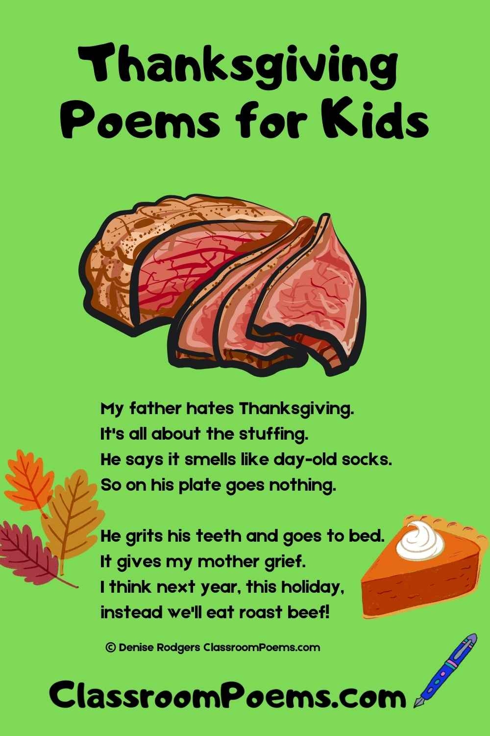 Funny Thanksgiving Poems