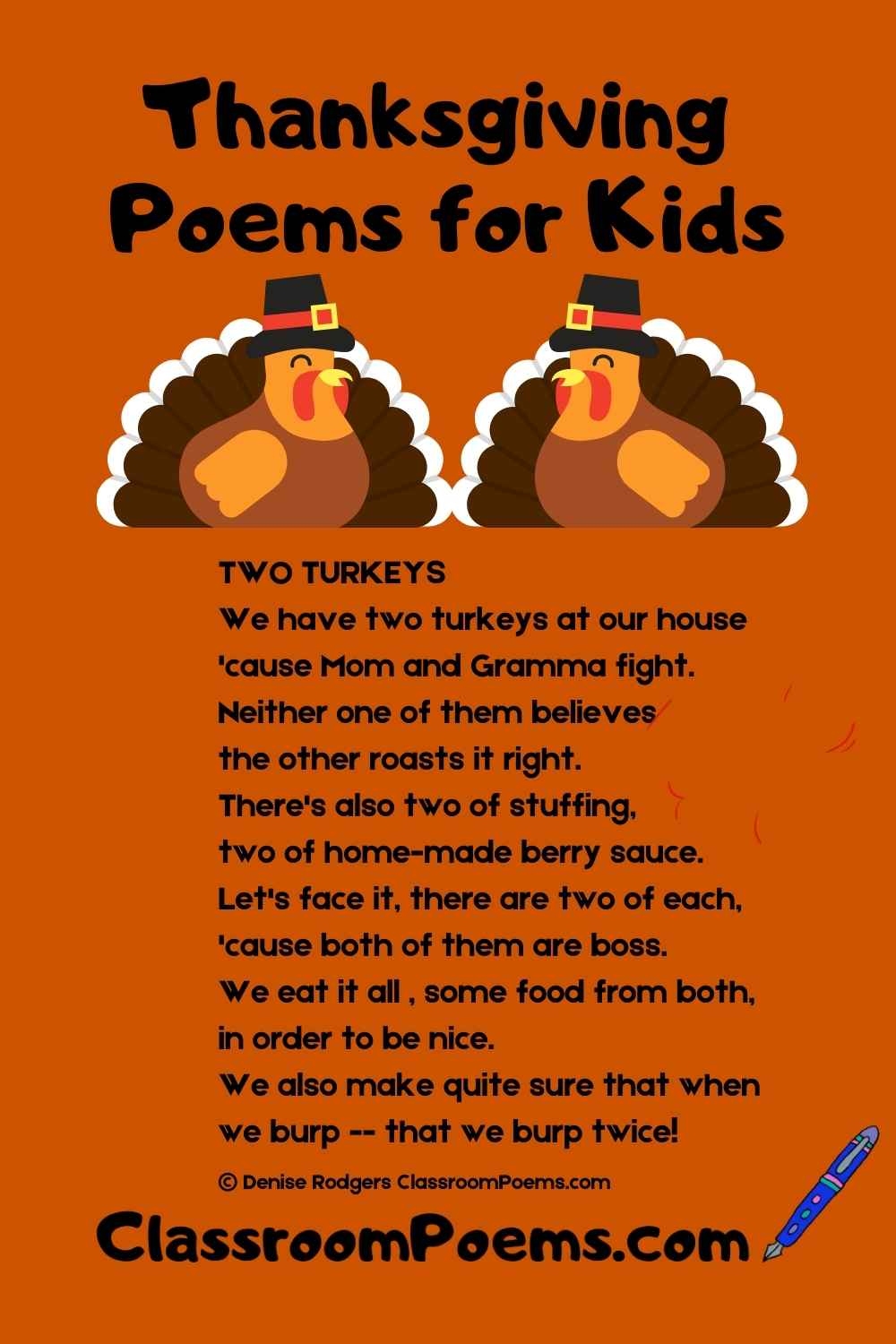 Funny Thanksgiving Poems