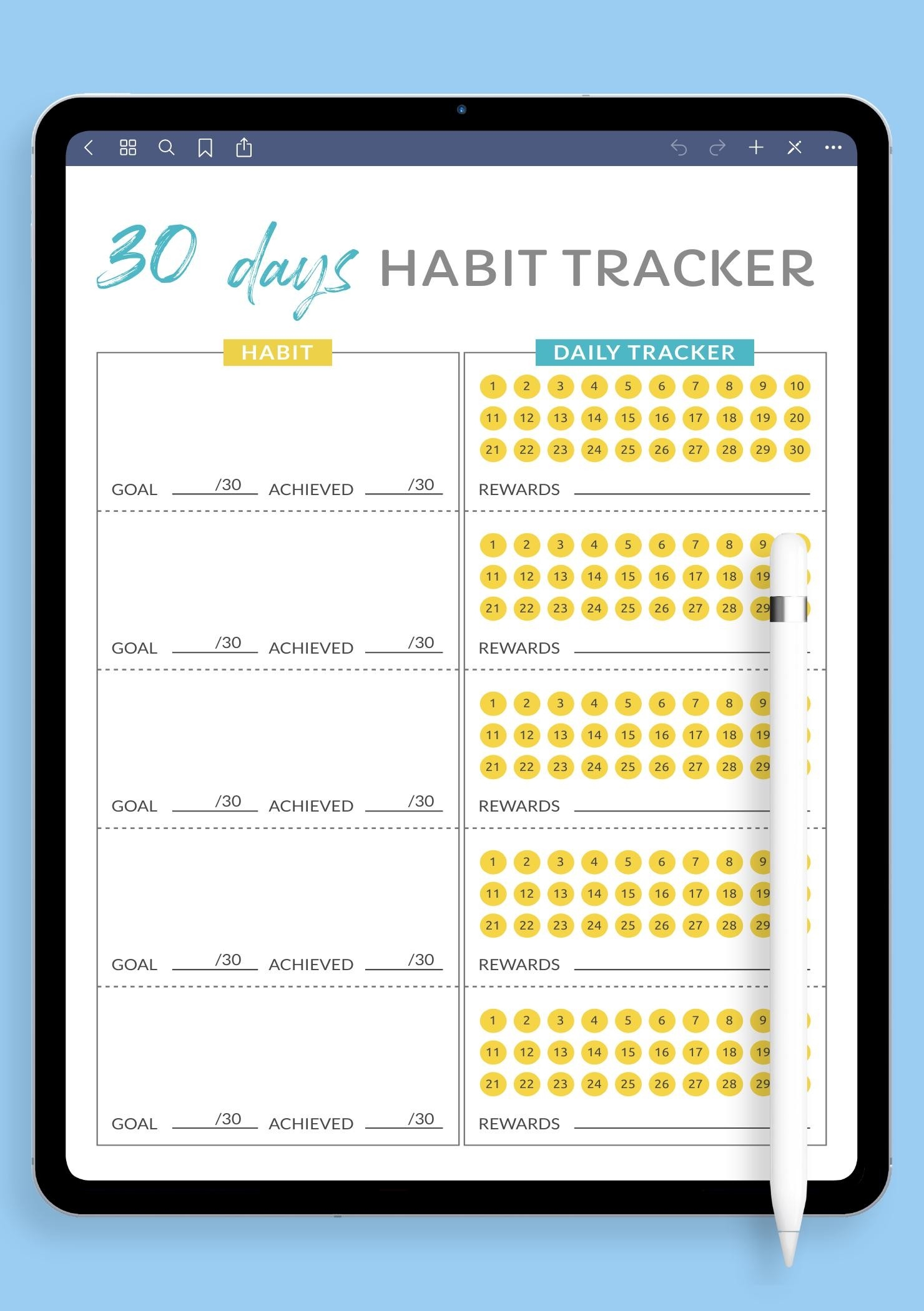 Goal Habit Tracker