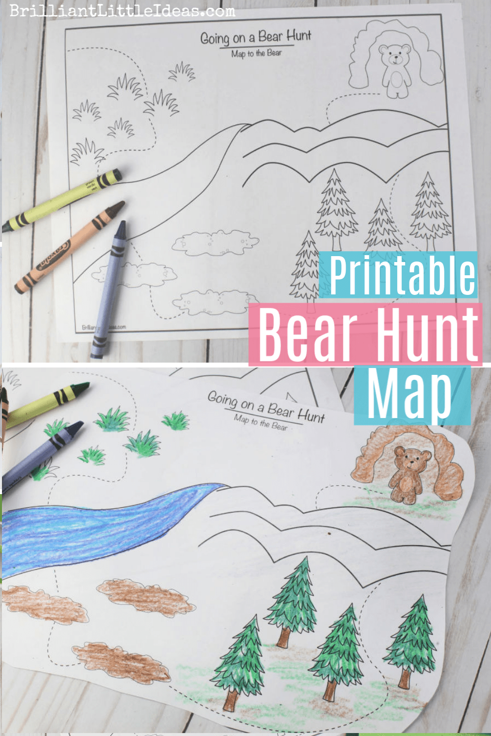 Going On A Bear Hunt Printable Map