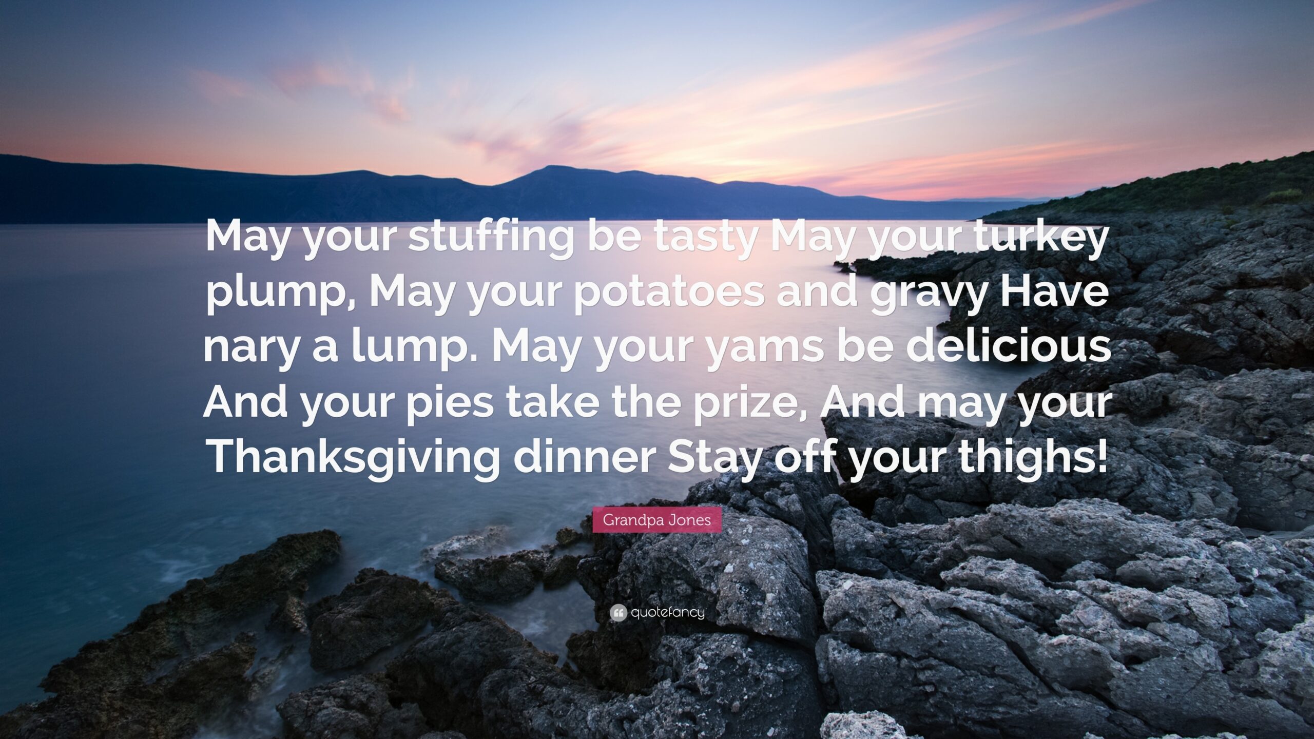 thanksgiving poem may your stuffing be tasty