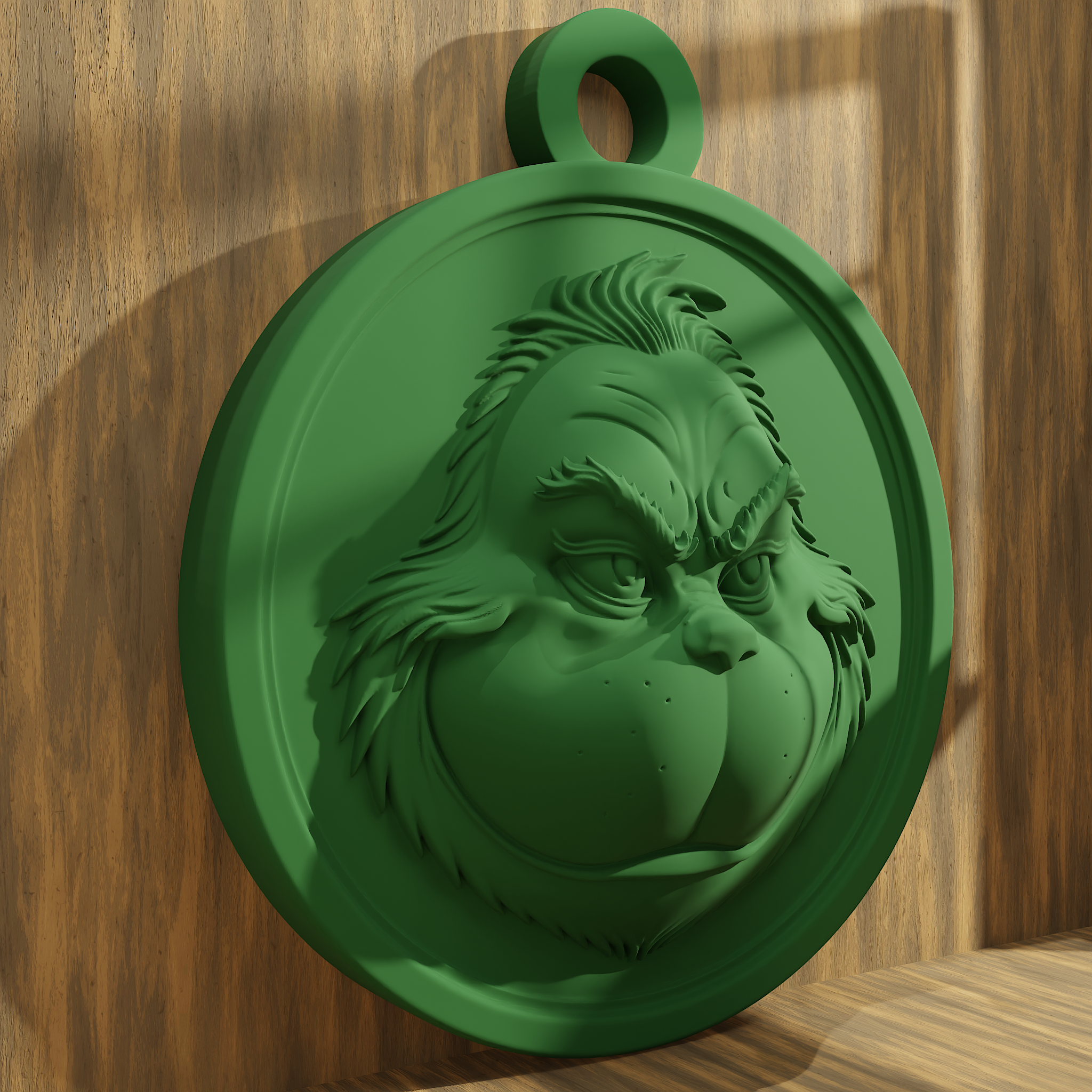 Grinch Face Keychain 3d Printable Stl Grinch Face Keychain 3d Printable Stl