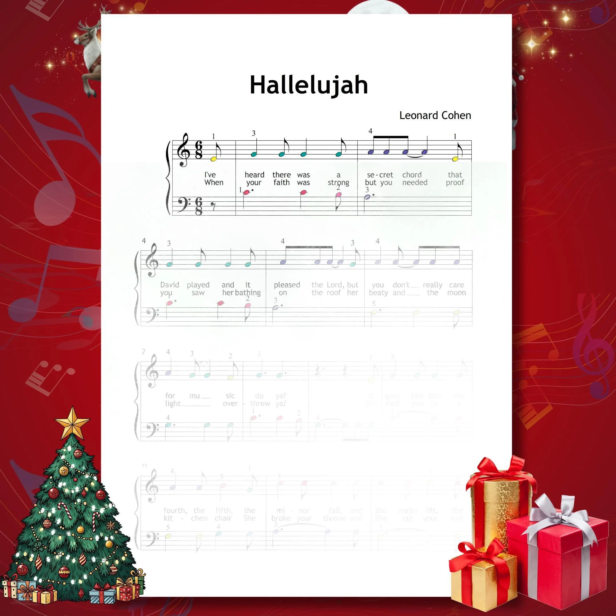 Hallelujah Leonard Cohen Grade 1