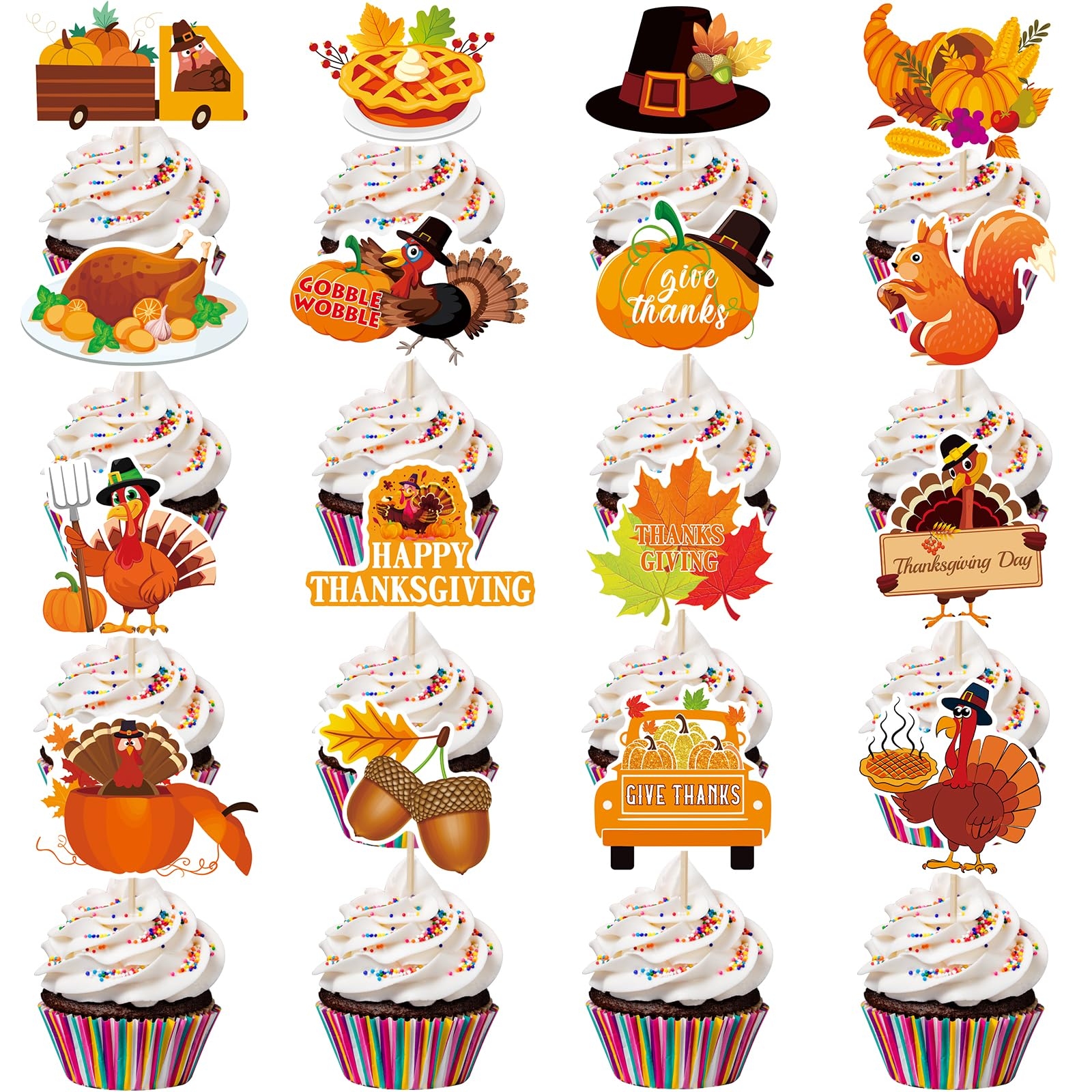 Happy Thanksgiving Cupcake Toppers Thanksgiving Sign Thanksgiving Cupcake Toppers Home Fireplace Mantle Decor Happy Thanksgiving Cupcake Toppers Thanksgiving Sign Thanksgiving Cupcake Toppers Home Fireplace Mantle Decor