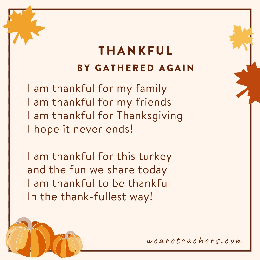 Happy Thanksgiving Day Poems Happy Thanksgiving Day Poems