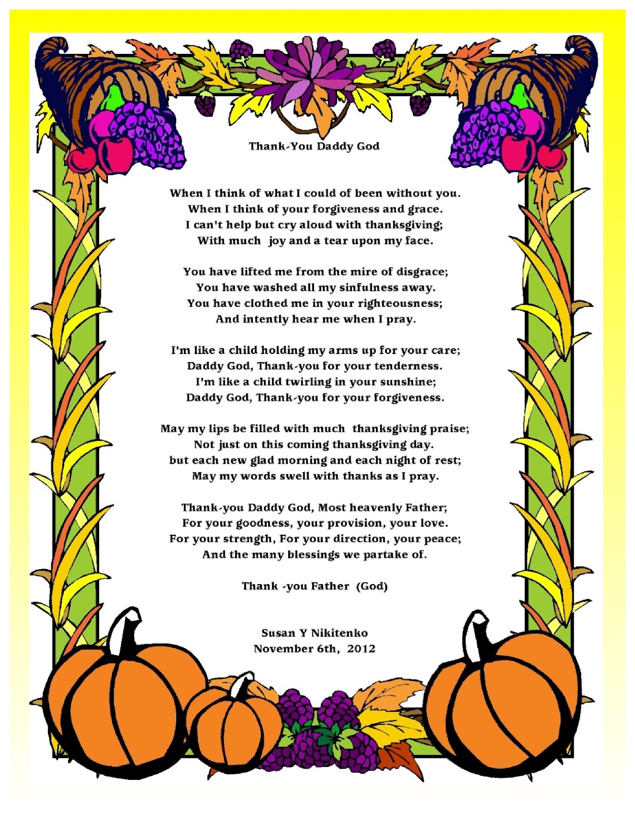 Harvest Poem Posters Harvest Poem Posters