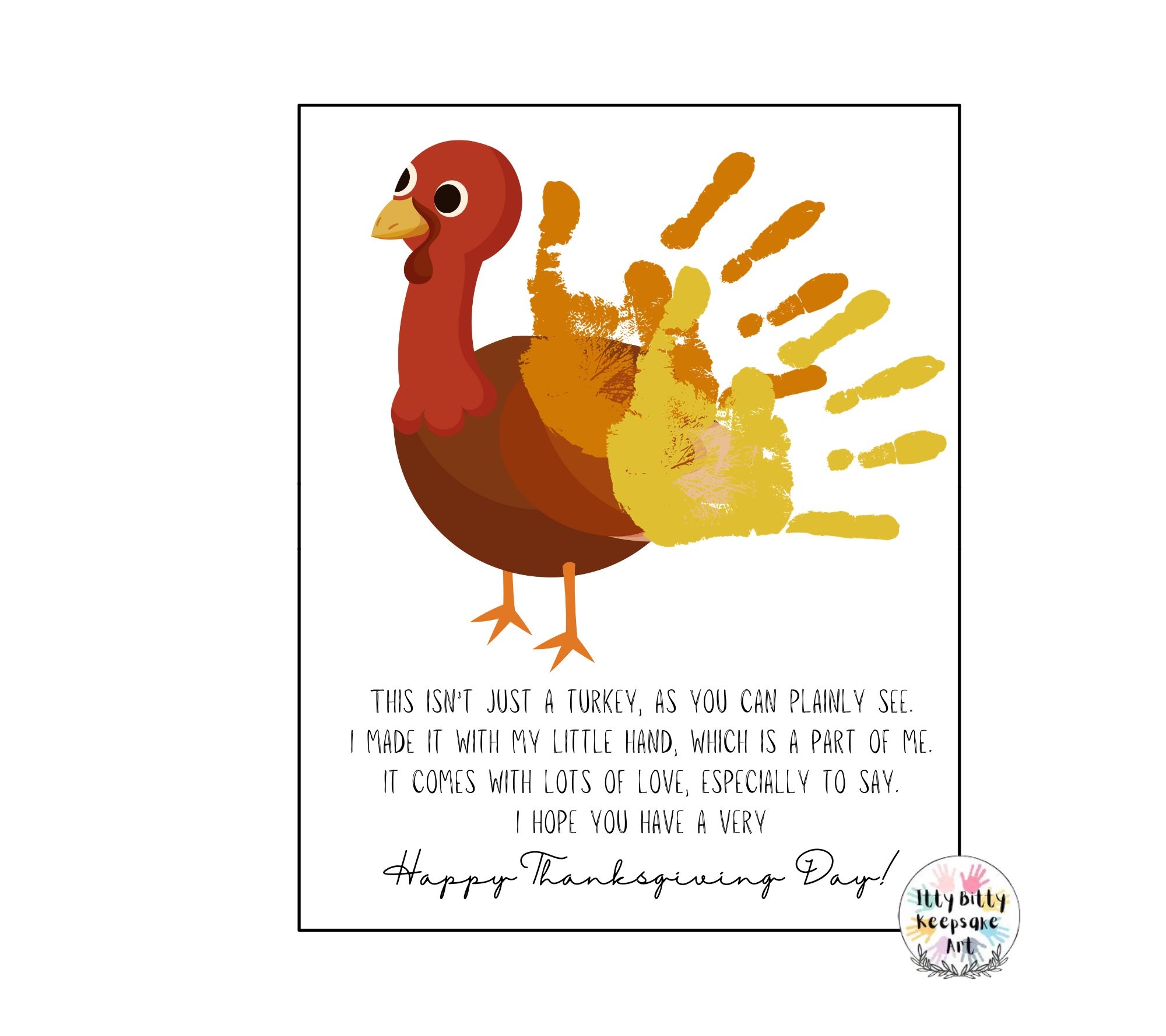 hand turkey templates