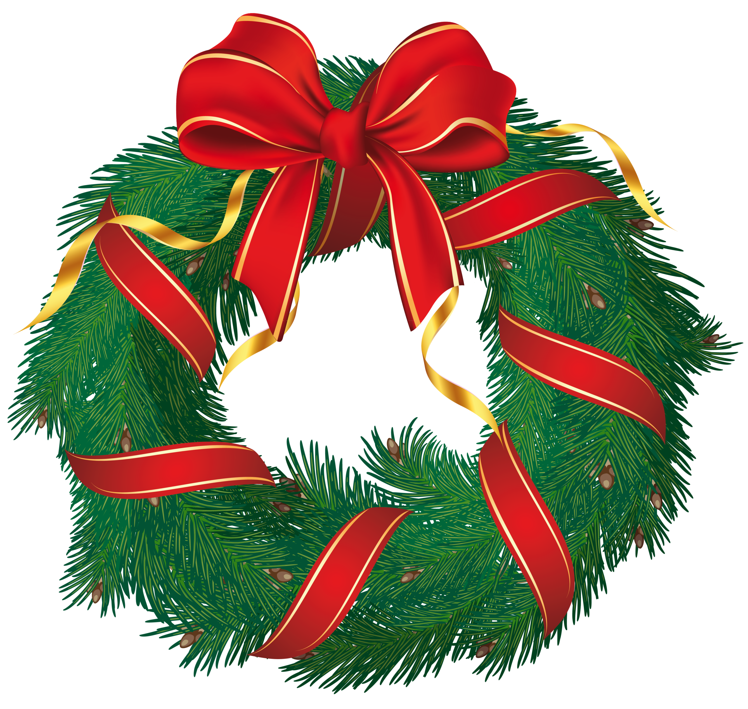 Holiday Wreath Clipart 1