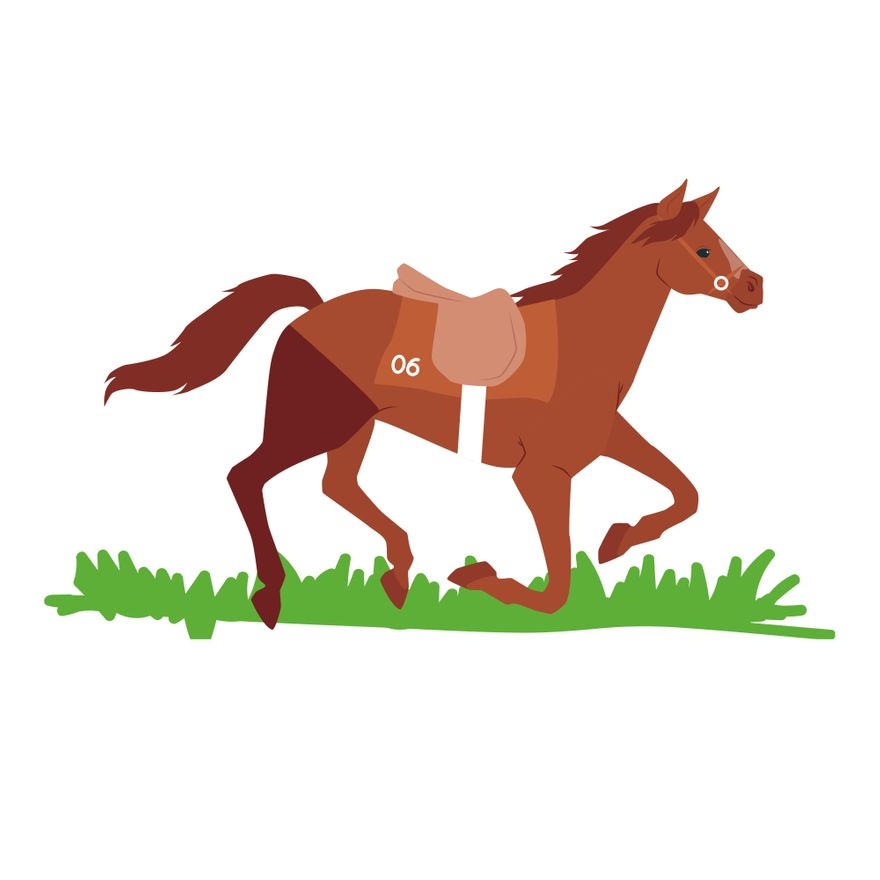 Horse Race Clipart