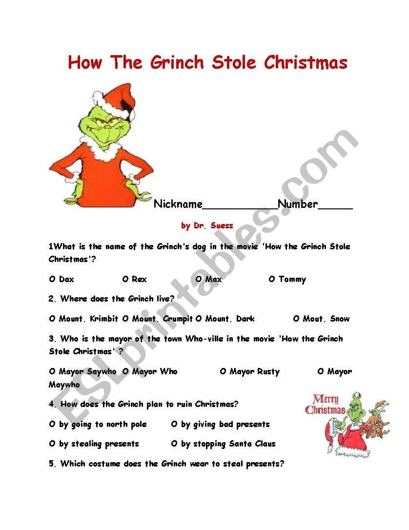 How The Grinch Stole Christma 601411