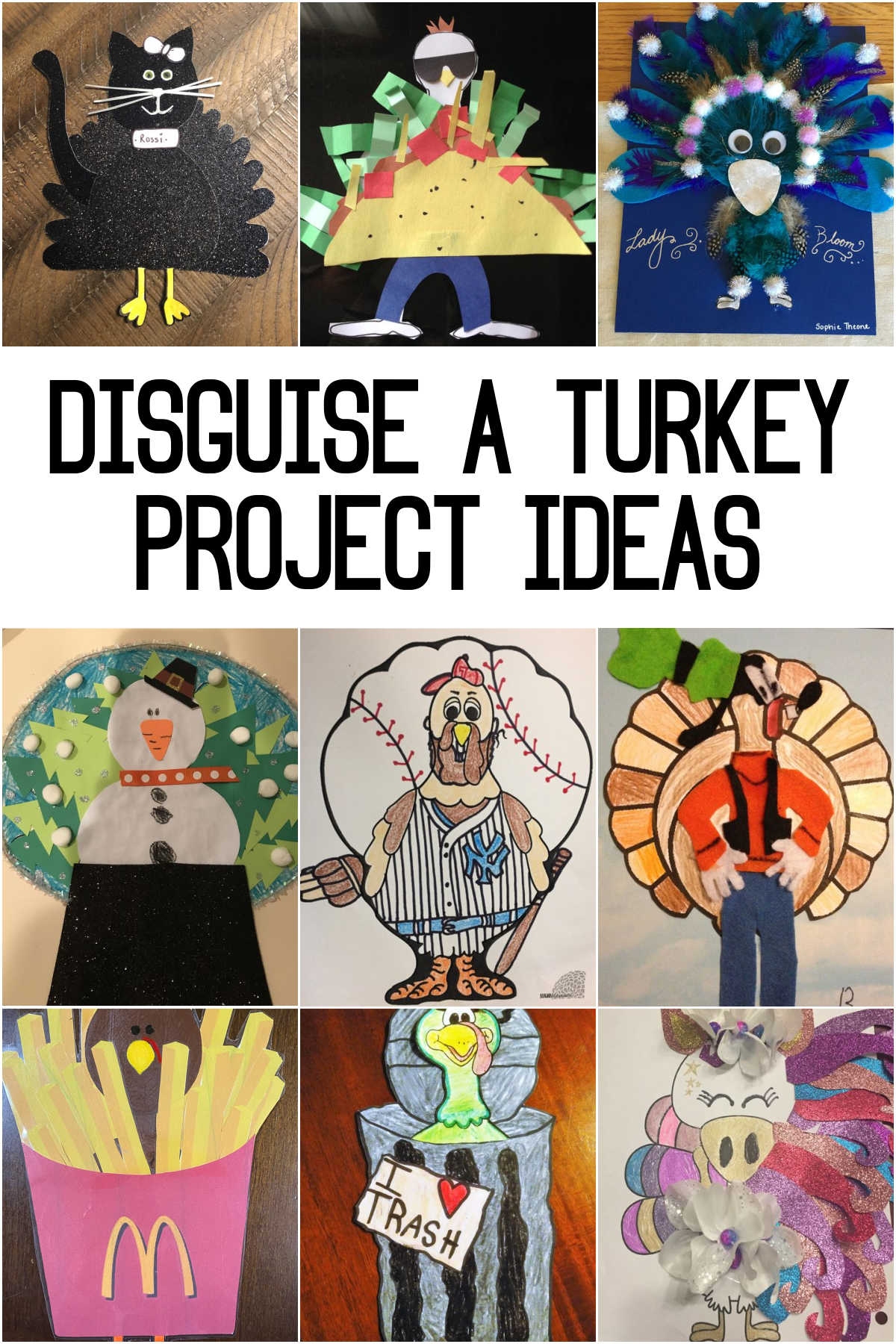 How To Disguise A Turkey Project Ideas