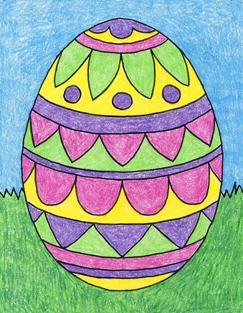 How To Draw An Easter Egg