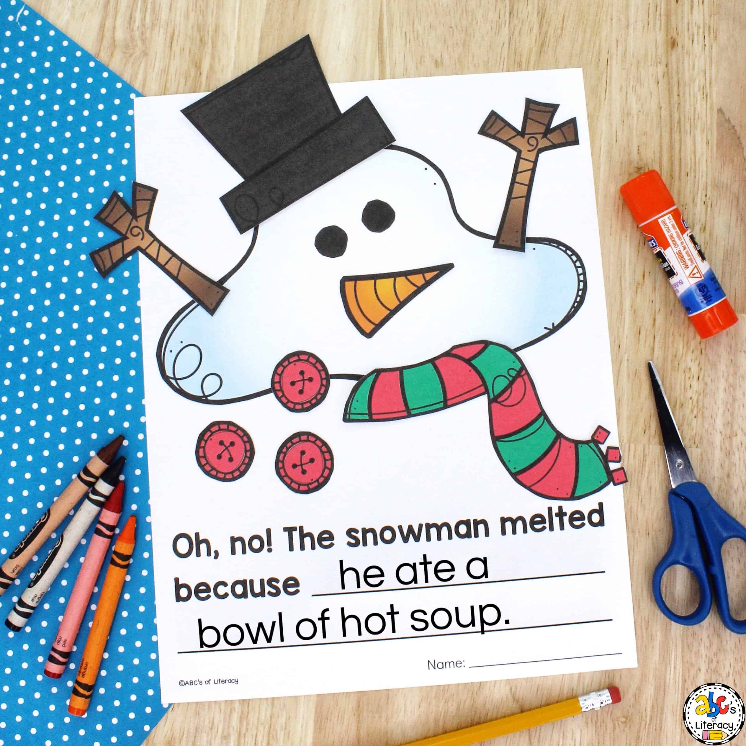 How To Make A Melted Snowman Craft