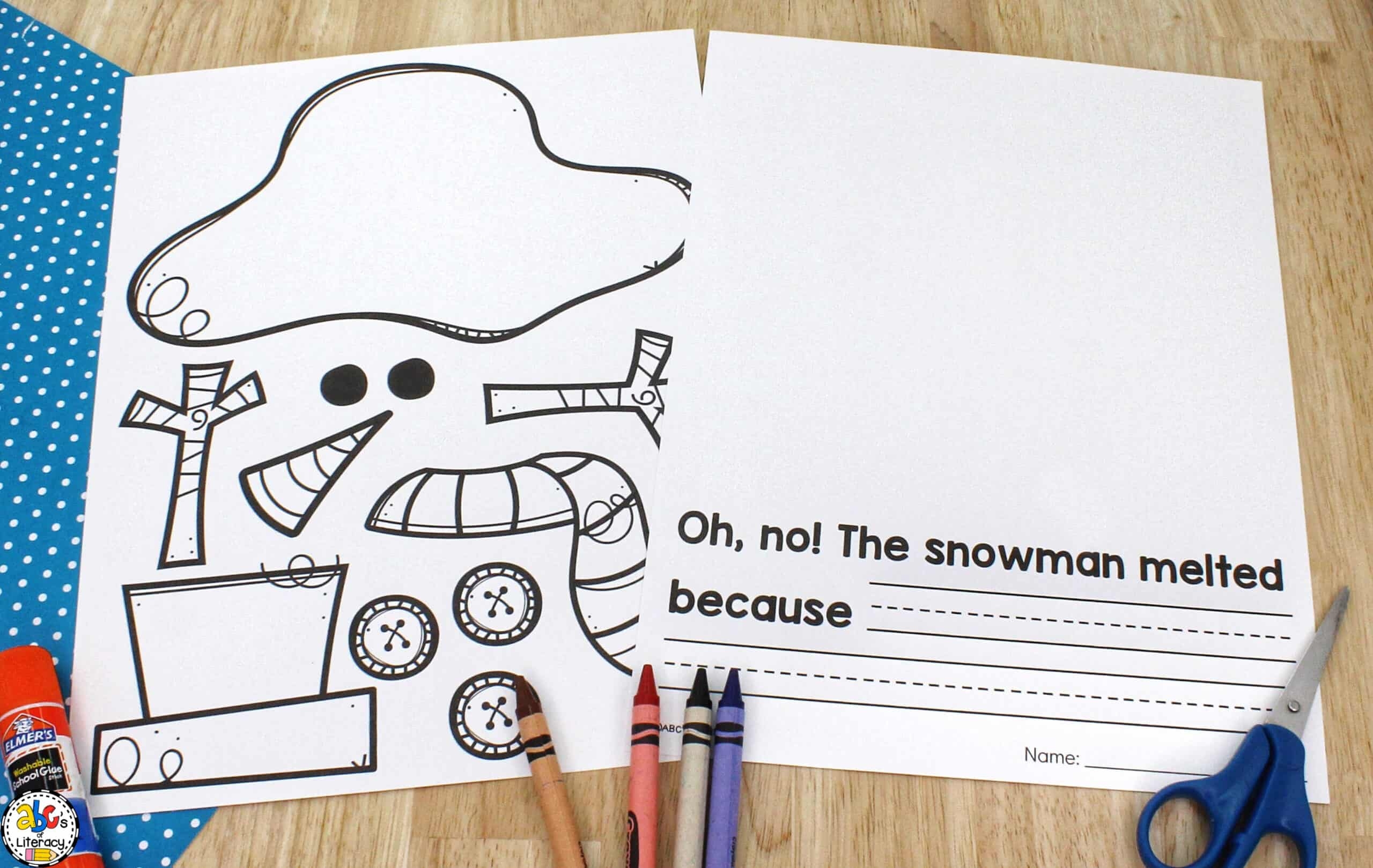 How To Make A Melted Snowman Craft