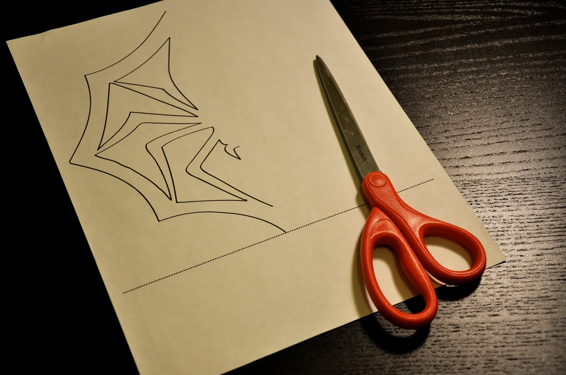 Jacks Paper Spider Snowflake