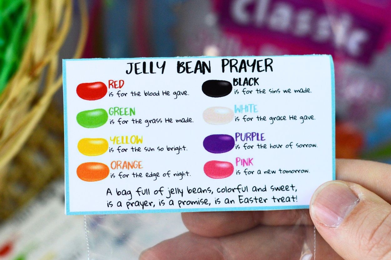 Jelly Bean Prayer Printable