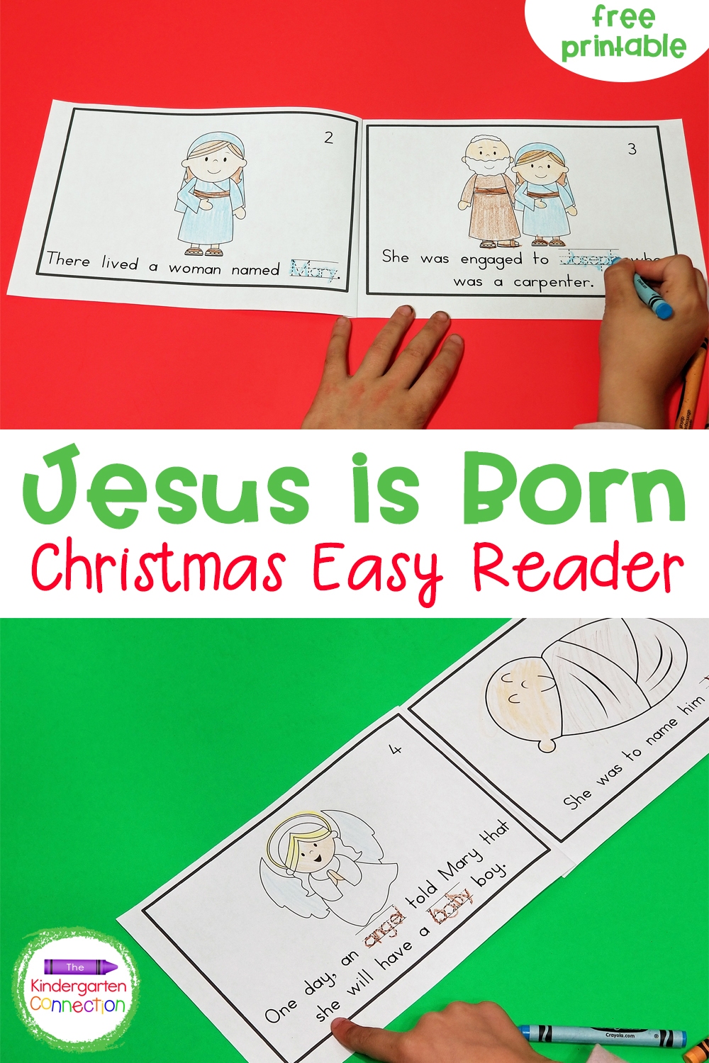 Jesus Born Printable Christmas Reader
