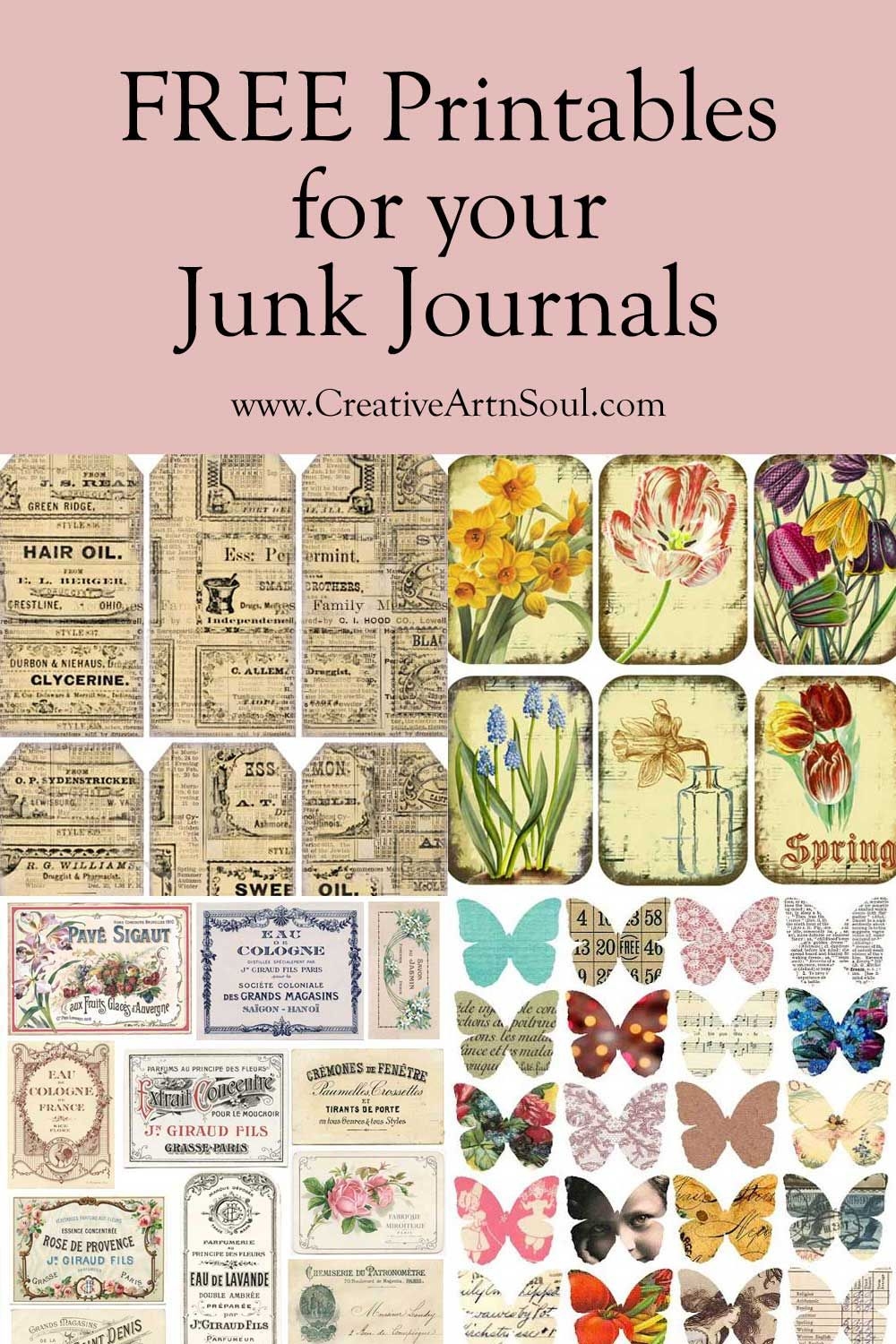 Junk Journal Printables Junk Journal Printables