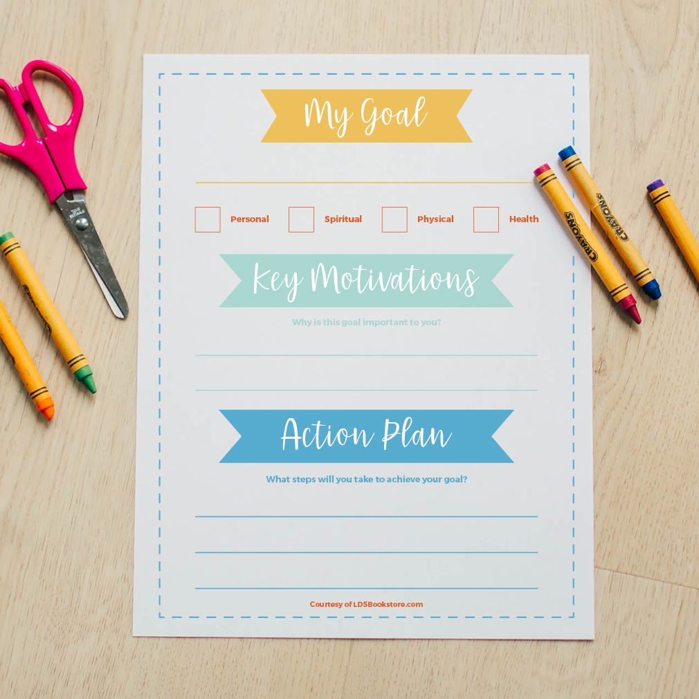 Lds Goal Setting Worksheet