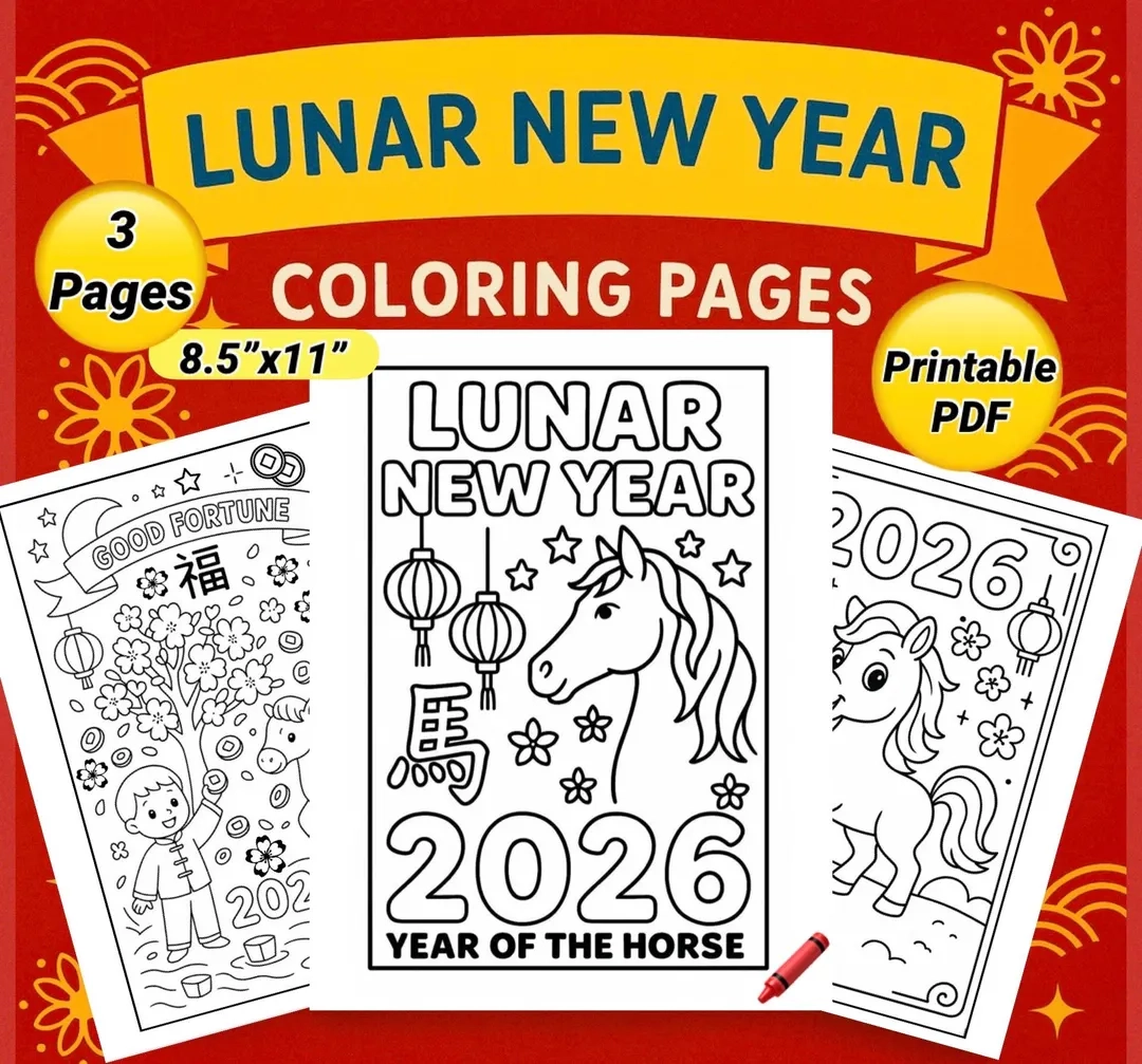 lunar new year 2026 printables