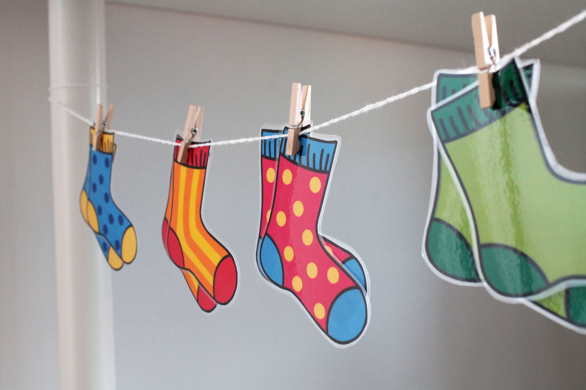 Matching Socks Game Freebie