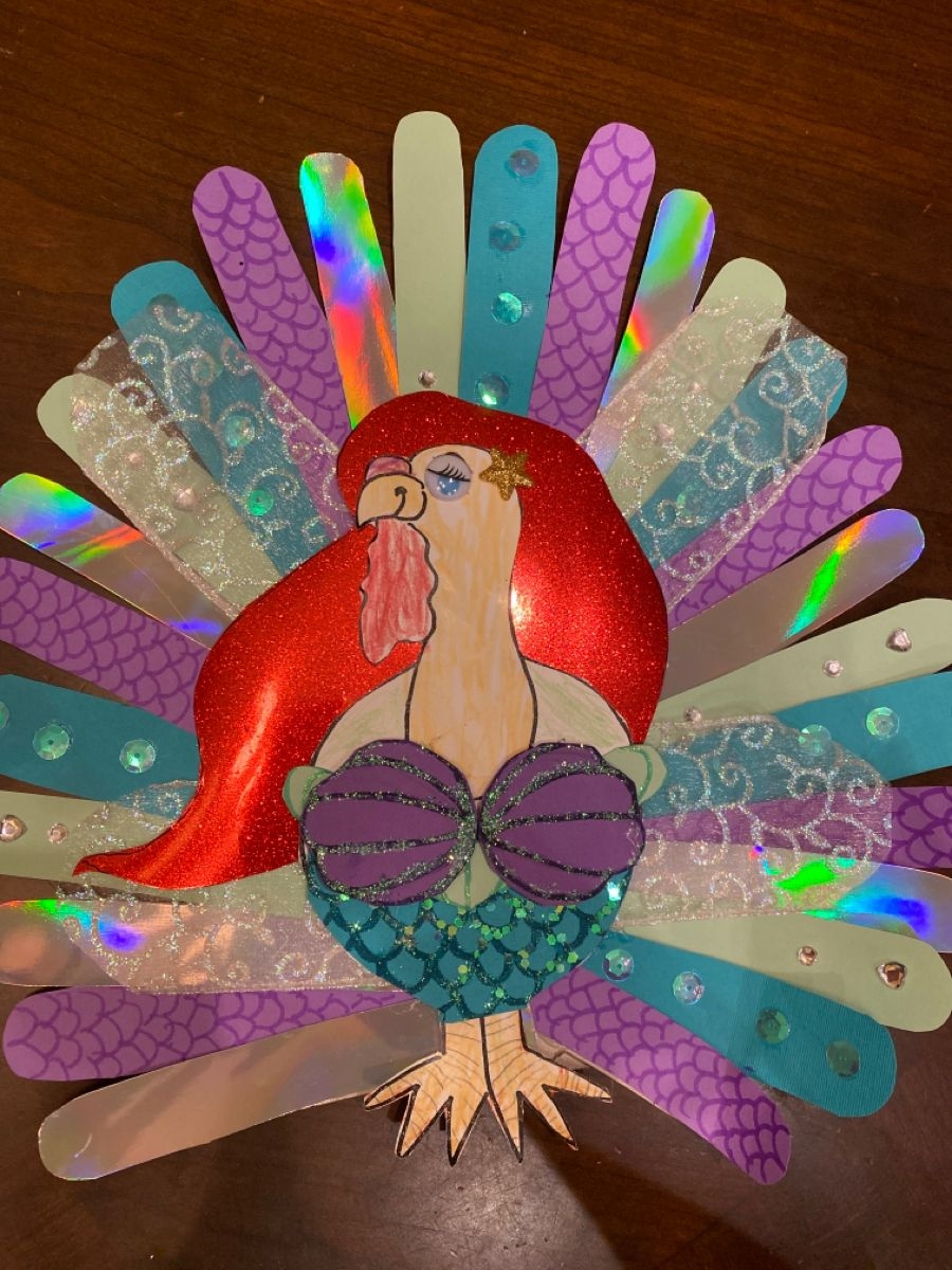 Mermaid Turkey Disguise Project