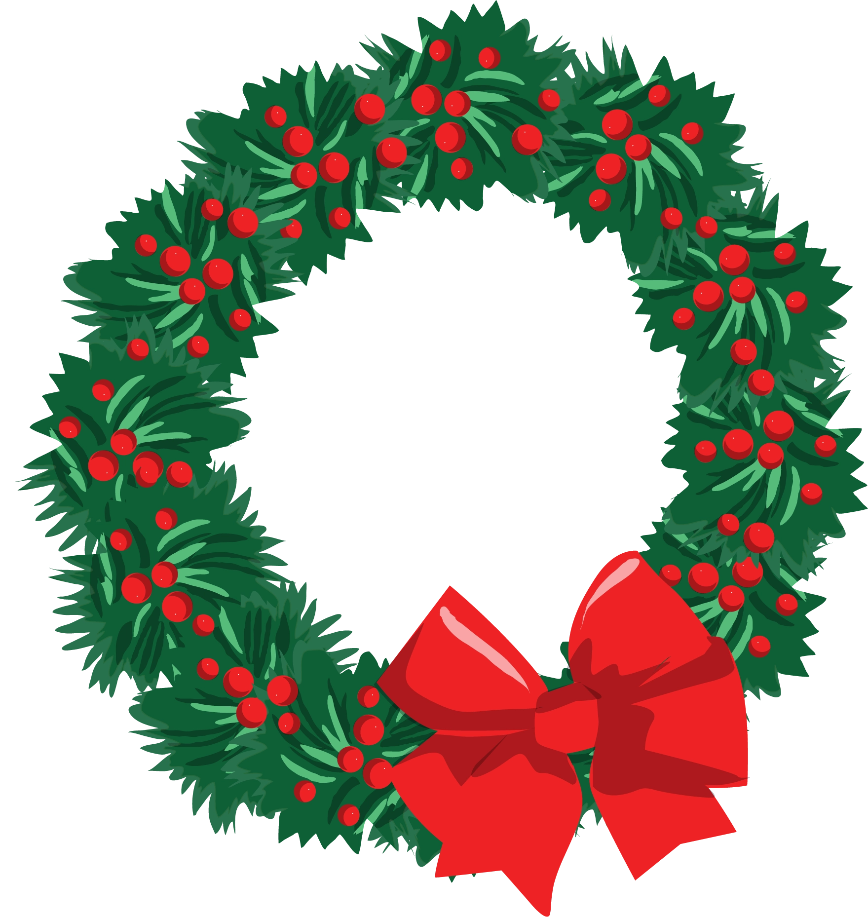 christmas wreath images free printable