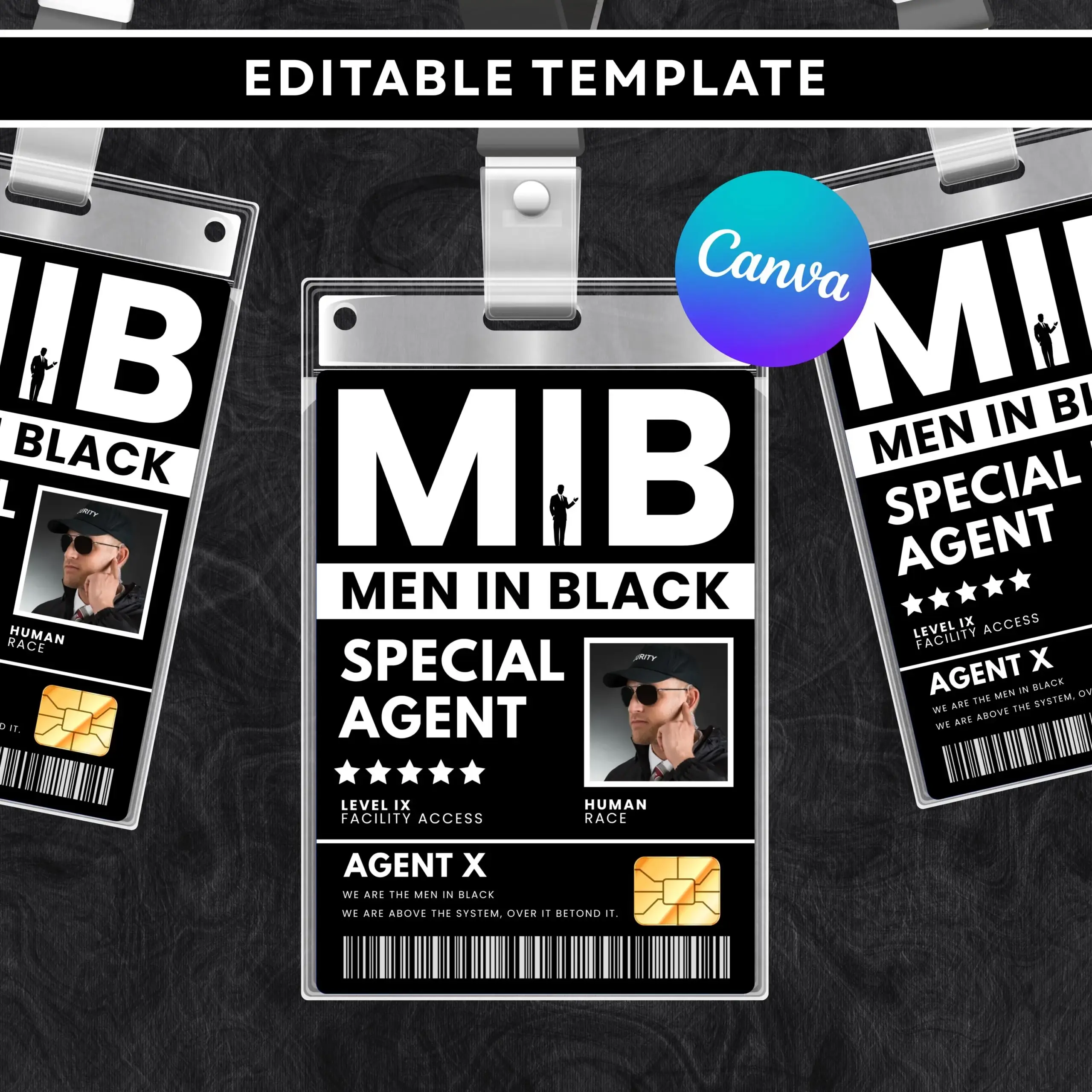 Mib Badge Template Editable