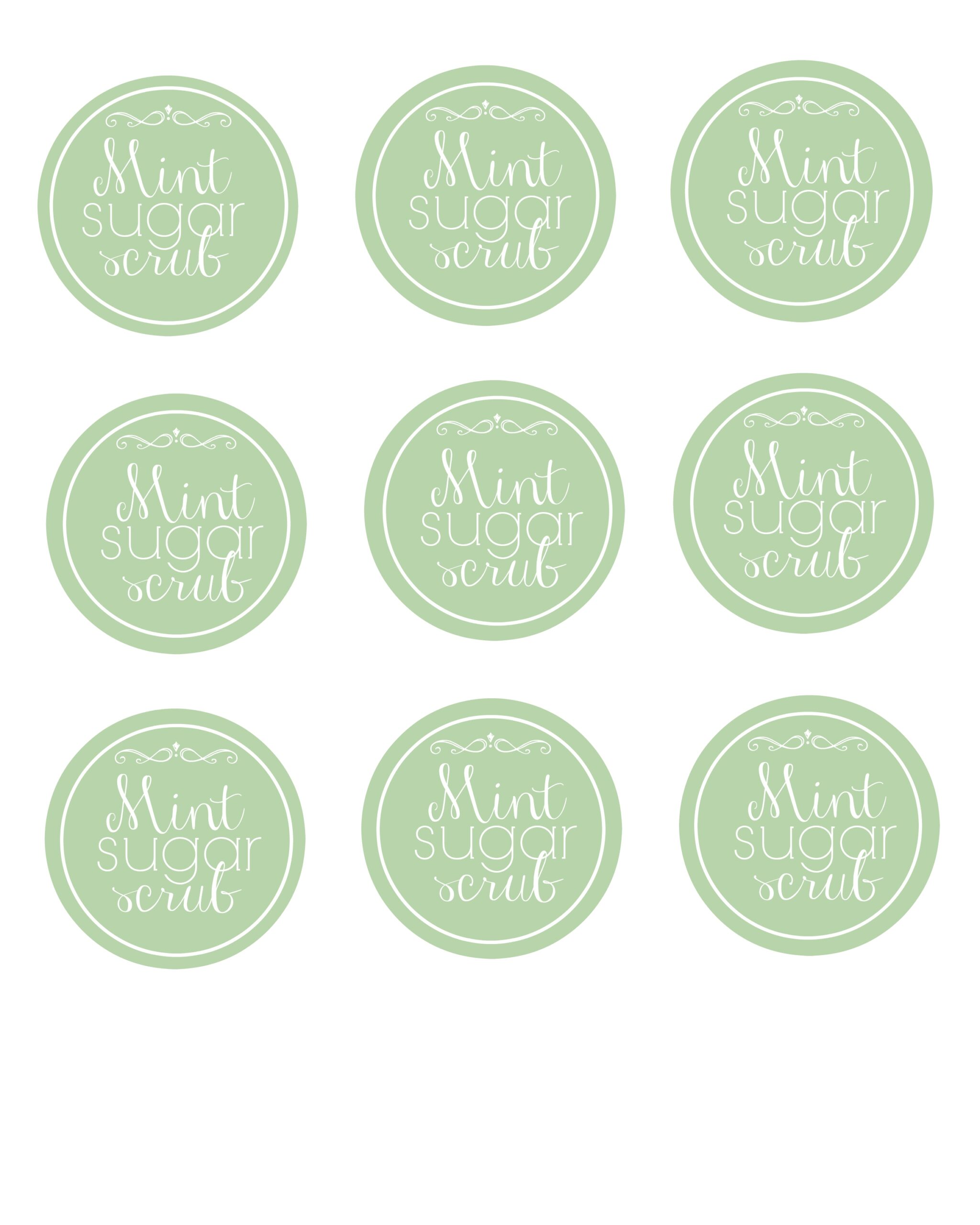 free printable sugar scrub labels free printable sugar scrub labels