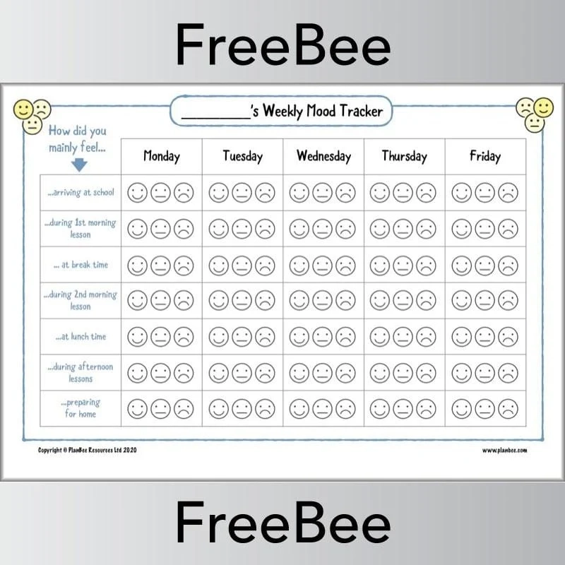 free mood tracker printable