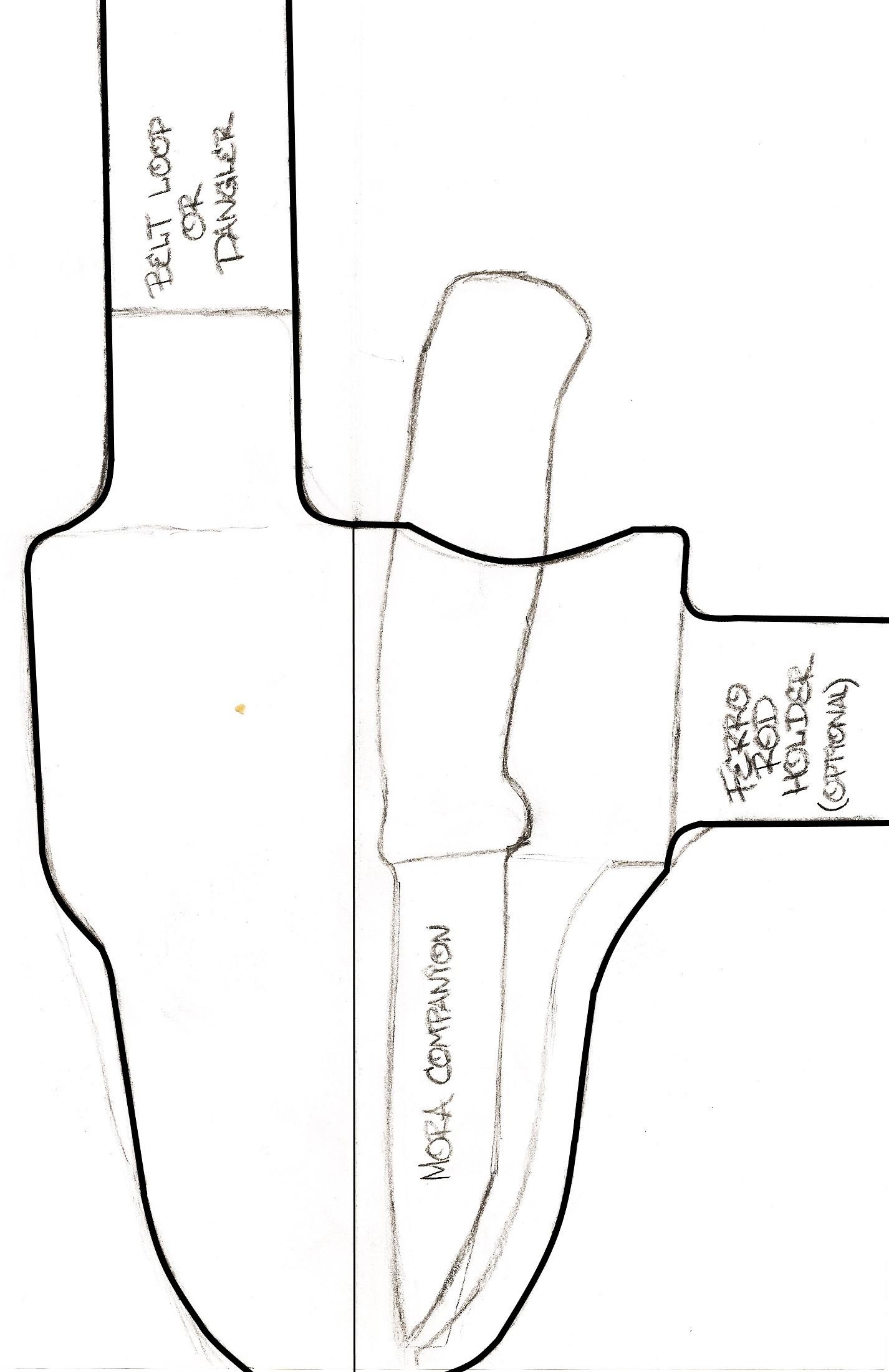 Mora Companion Sheath Pattern