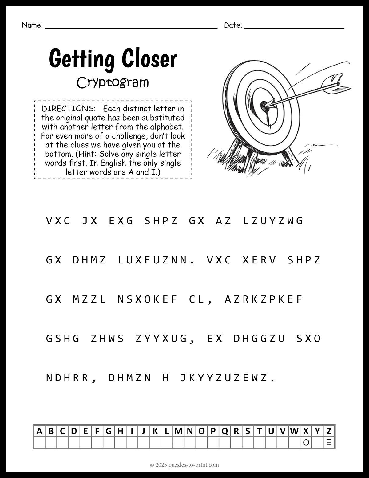 free daily printable cryptoquote puzzles free daily printable cryptoquote puzzles