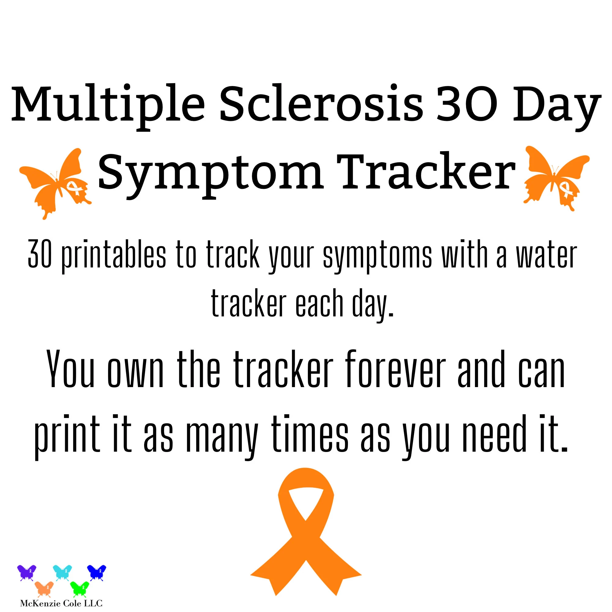 printable ms symptom tracker