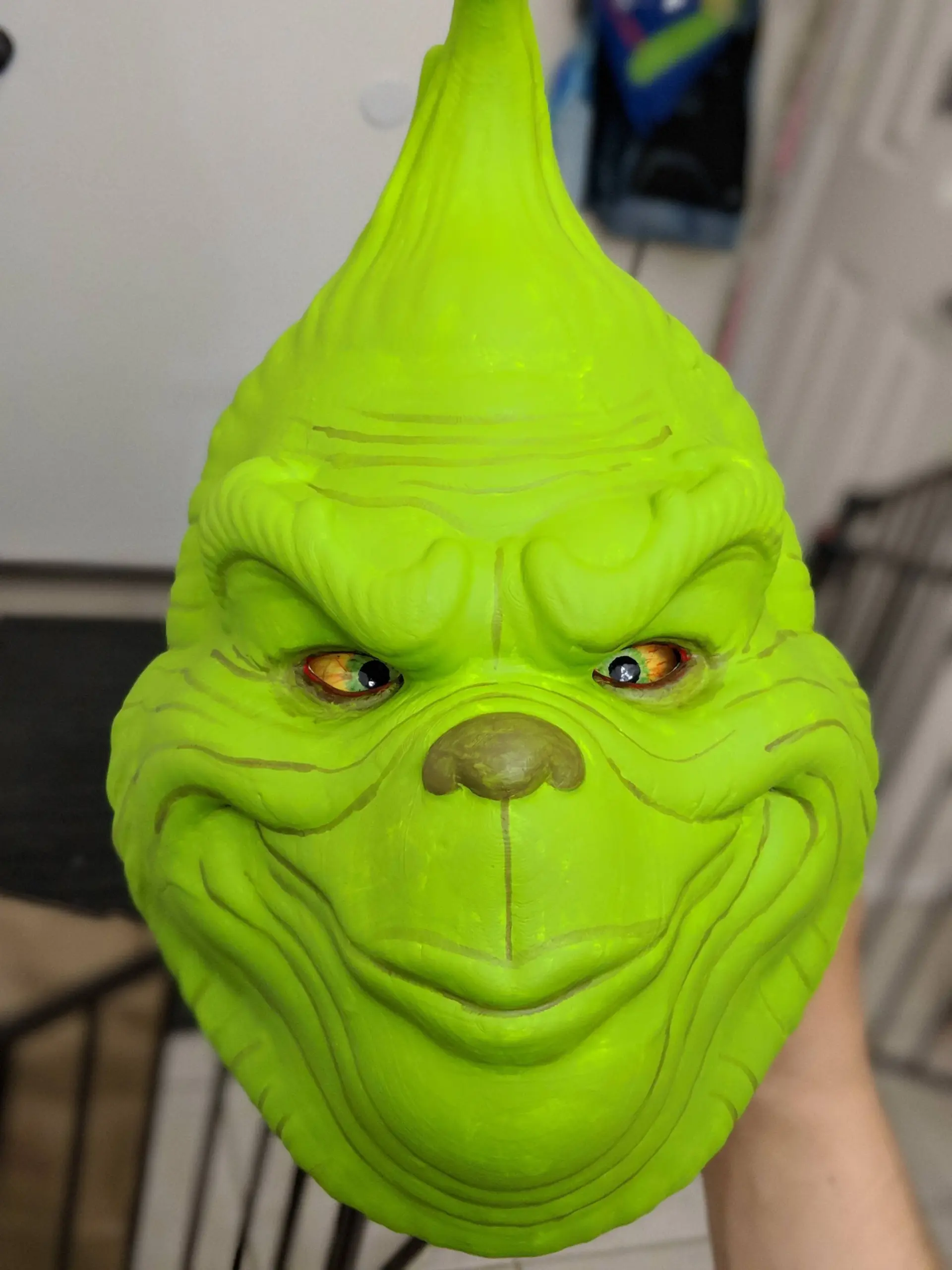 My 3d Printed Grinch Prop Is Coming Along Nicely My 3d Printed Grinch Prop Is Coming Along Nicely