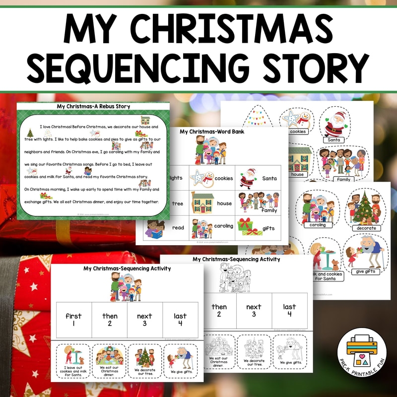 My Christmas Sequencing Story My Christmas Sequencing Story